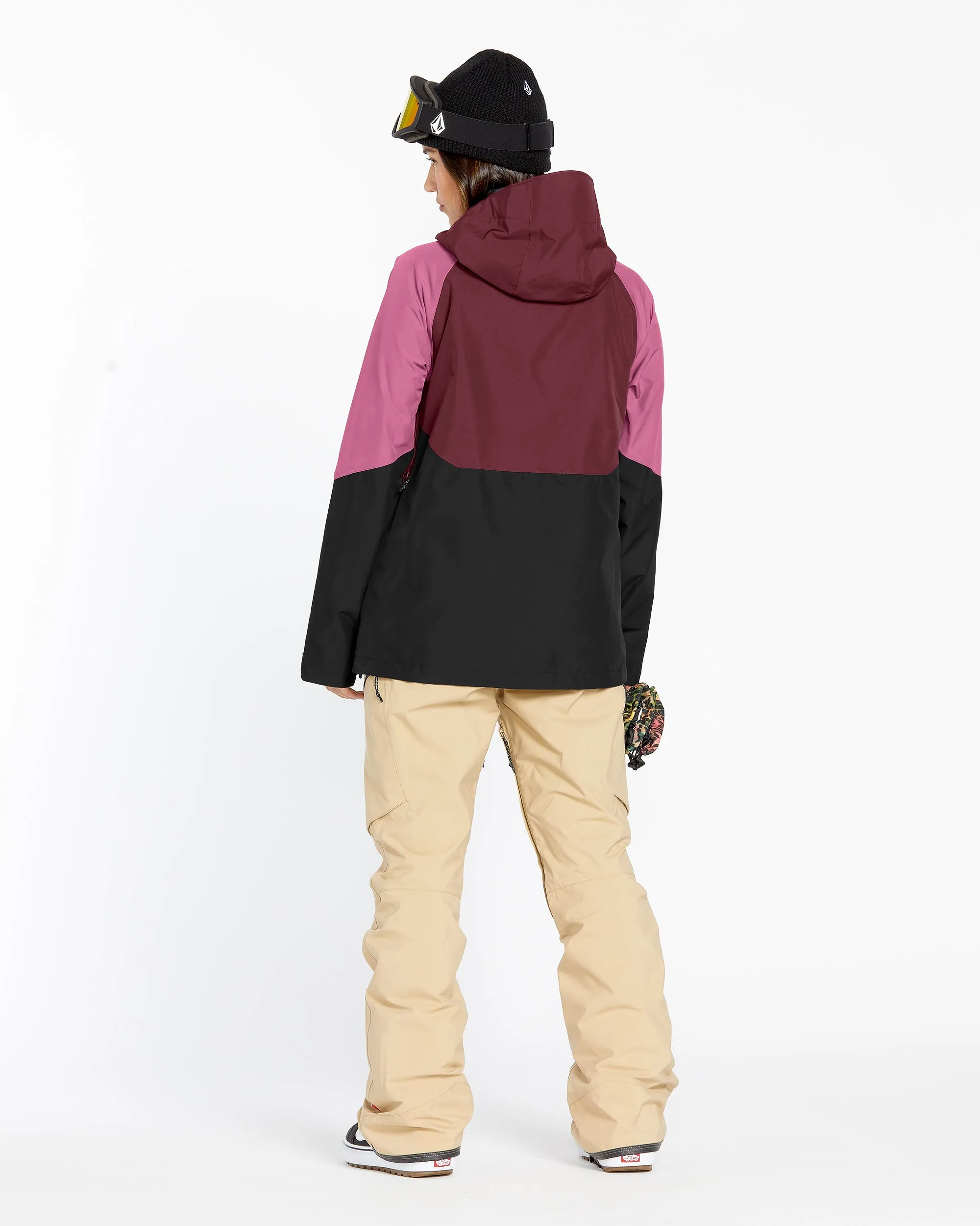 Womens V.Co Aris Insulated Gore Jacket - Burgundy sold by Volcom product image thumbnail 4