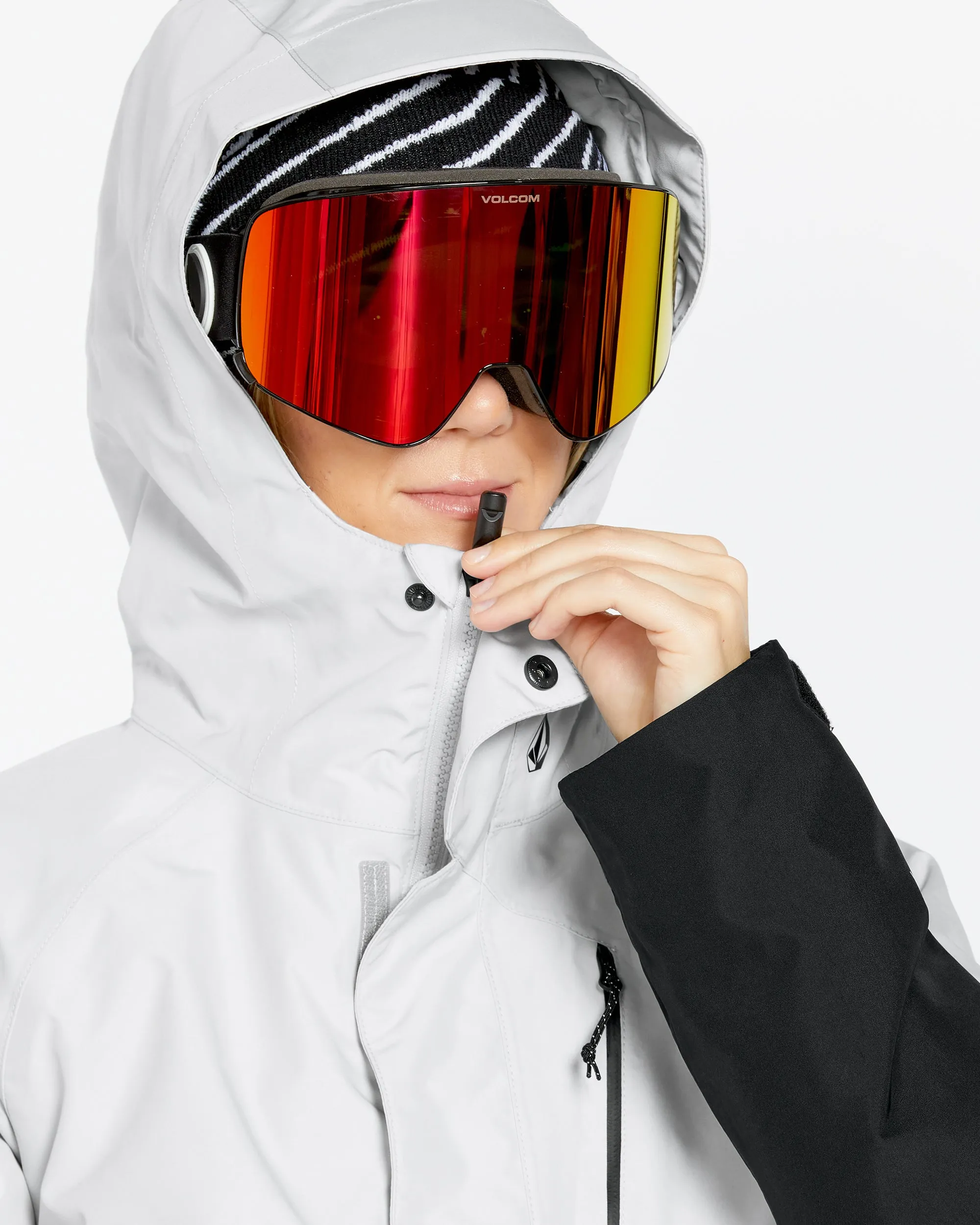 Womens V.Co Aris Insulated Gore Jacket - Cloud Grey sold by Volcom product image thumbnail 4