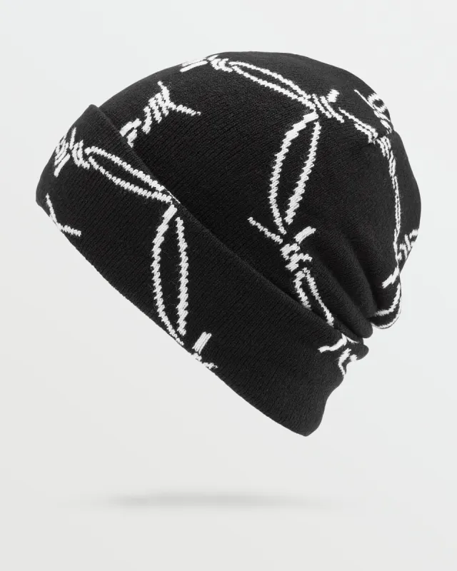Mens Stone Funk Beanie - Black sold by Volcom