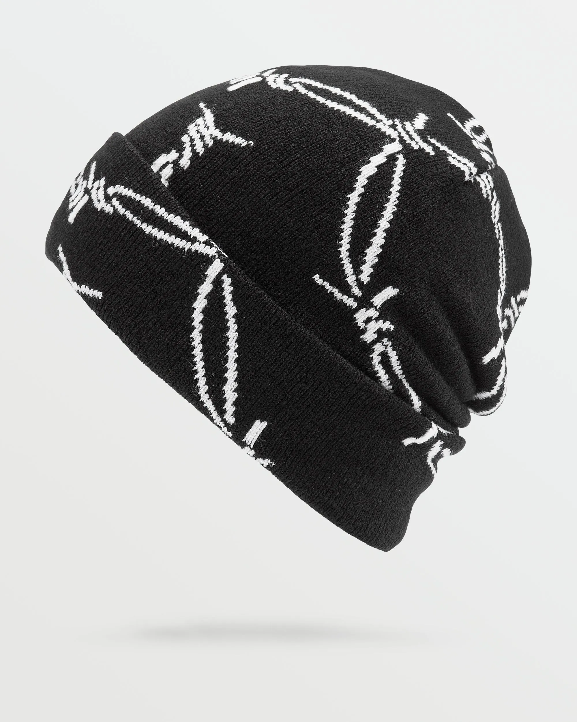 Mens Stone Funk Beanie - Black sold by Volcom