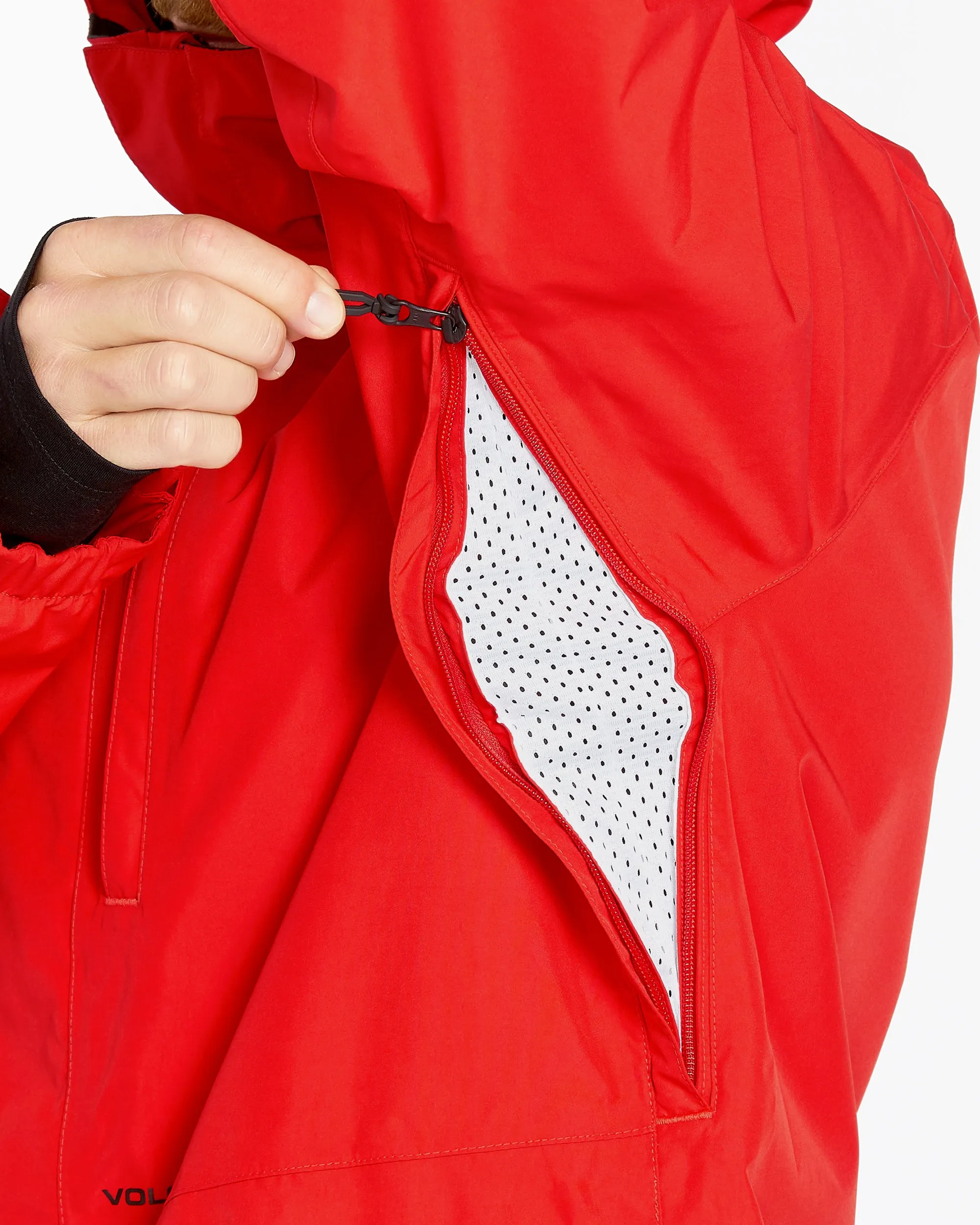 Mens Dua Insulated Gore Jacket - Crimson sold by Volcom product image thumbnail 4