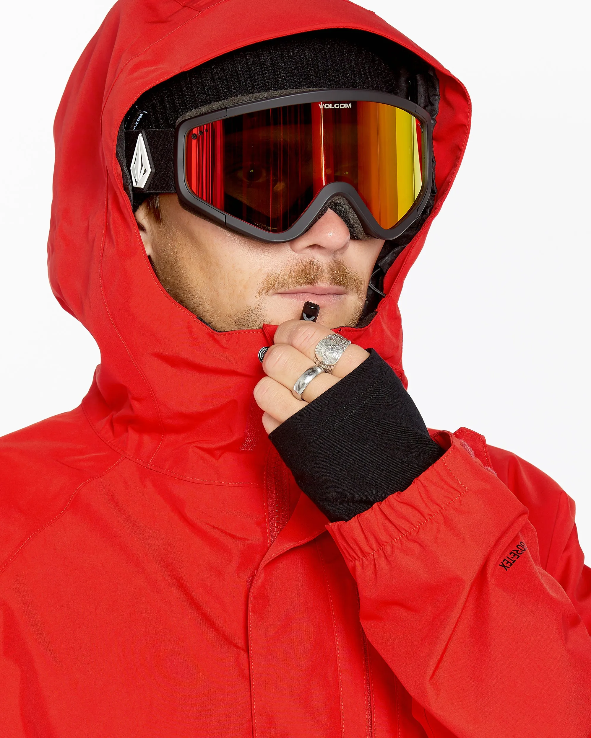 Mens Dua Insulated Gore Jacket - Crimson sold by Volcom product image thumbnail 3
