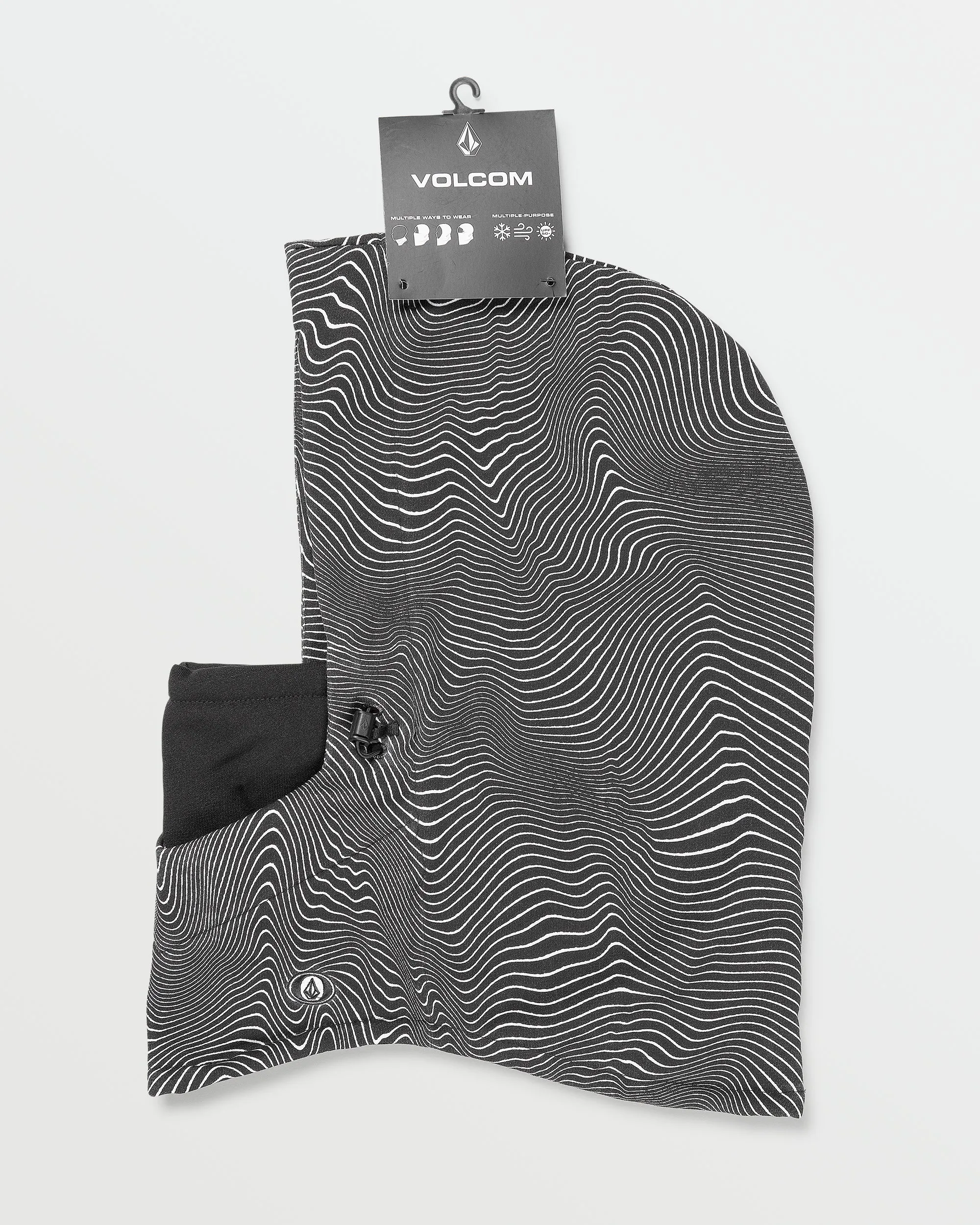 Mens Hydro Fleece Hood Thingy - Black Print sold by Volcom product image thumbnail 4