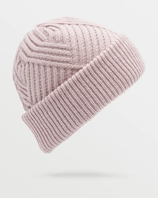 Womens Stone Knit Beanie - Adobe Rose sold by Volcom