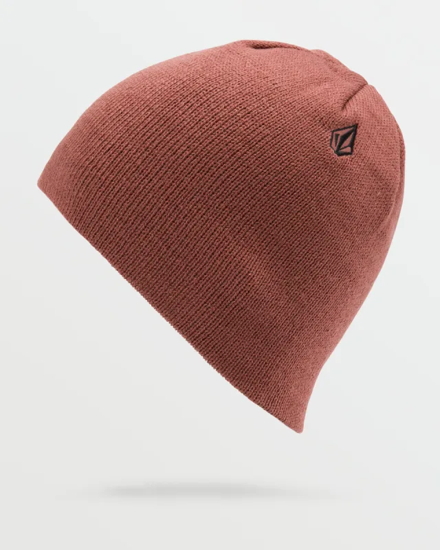 Mens V.Co Skull Beanie - Redwood sold by Volcom