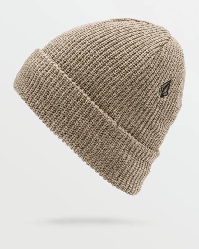 Mens Sweep Lined Beanie - Chestnut Brown sold by Volcom