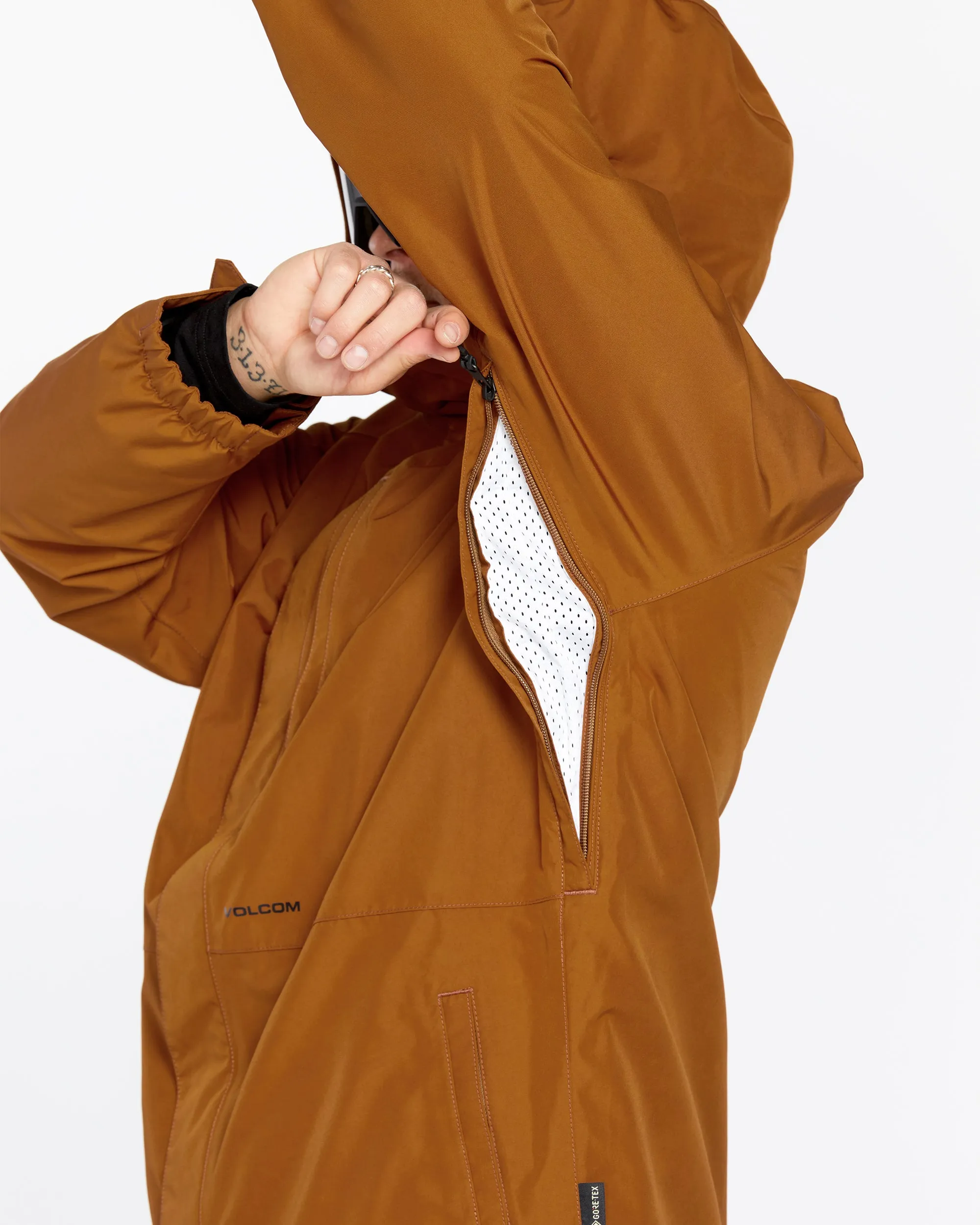 Mens Dua Insulated Gore Jacket - Caramel sold by Volcom product image thumbnail 4