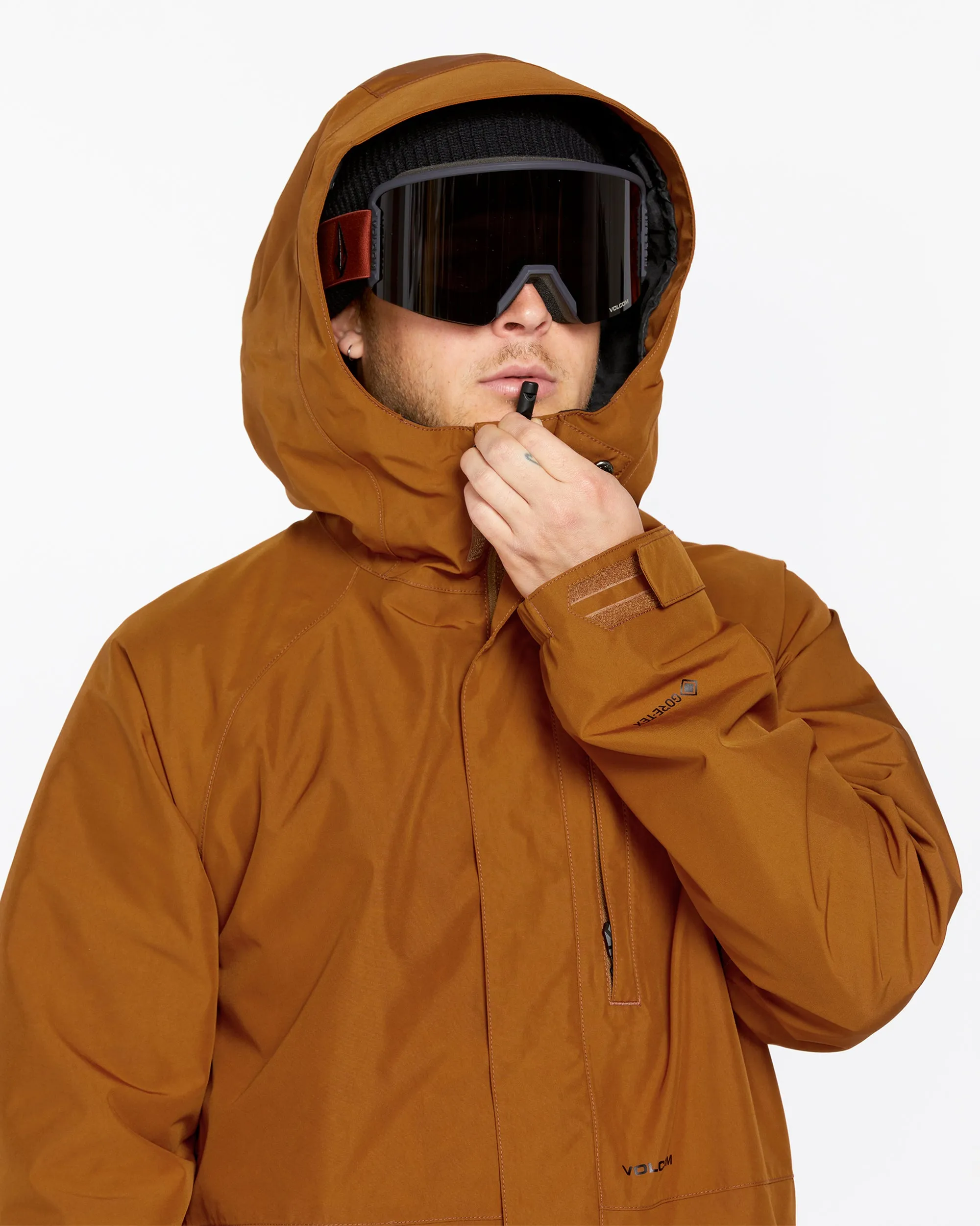 Mens Dua Insulated Gore Jacket - Caramel sold by Volcom product image thumbnail 3