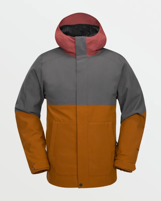 Mens Brighton Full Zip Jacket - Caramel sold by Volcom