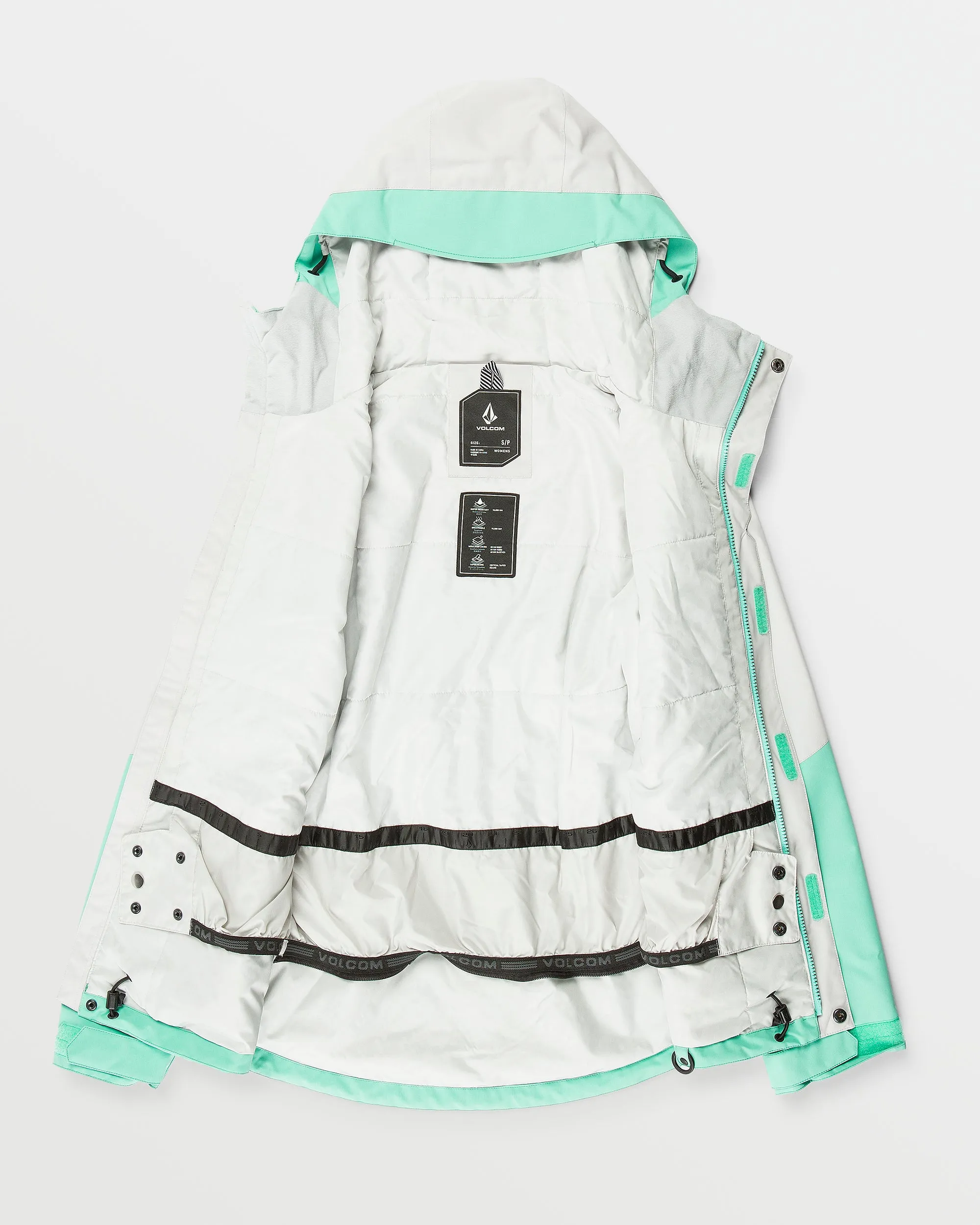 Womens Bolt Insulated Jacket - Wasabi sold by Volcom product image thumbnail 3