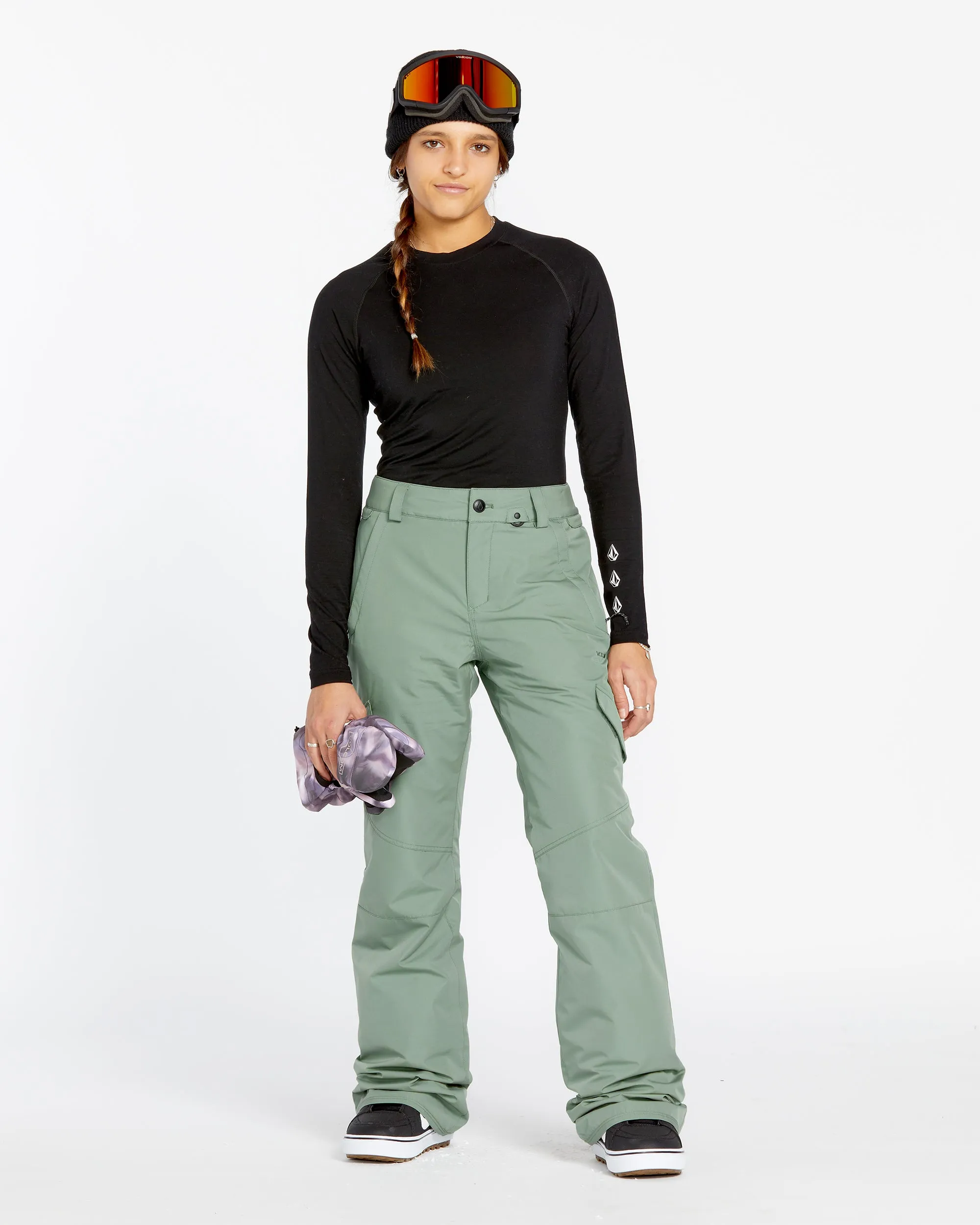 Womens Bridger Insulated Pants - Lichen Green sold by Volcom product image thumbnail 3