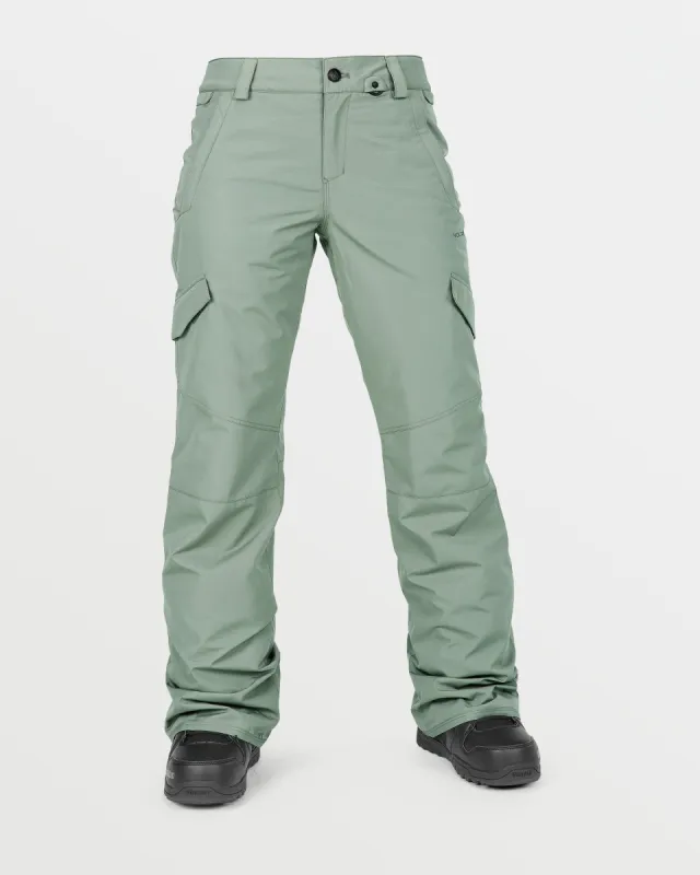Womens Bridger Insulated Pants - Lichen Green sold by Volcom
