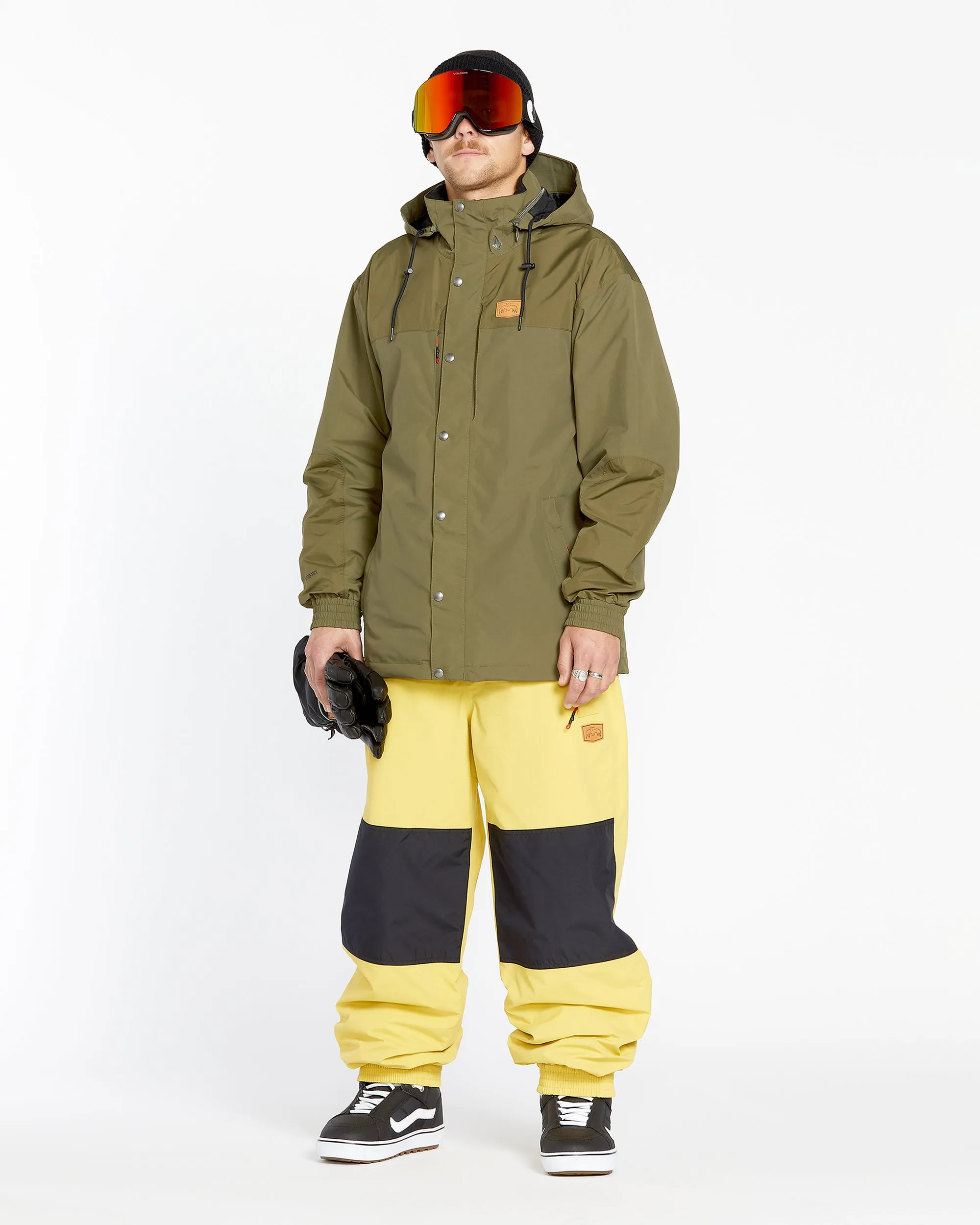 Mens Longo Gore-Tex Pants - Dark Yellow sold by Volcom product image thumbnail 5
