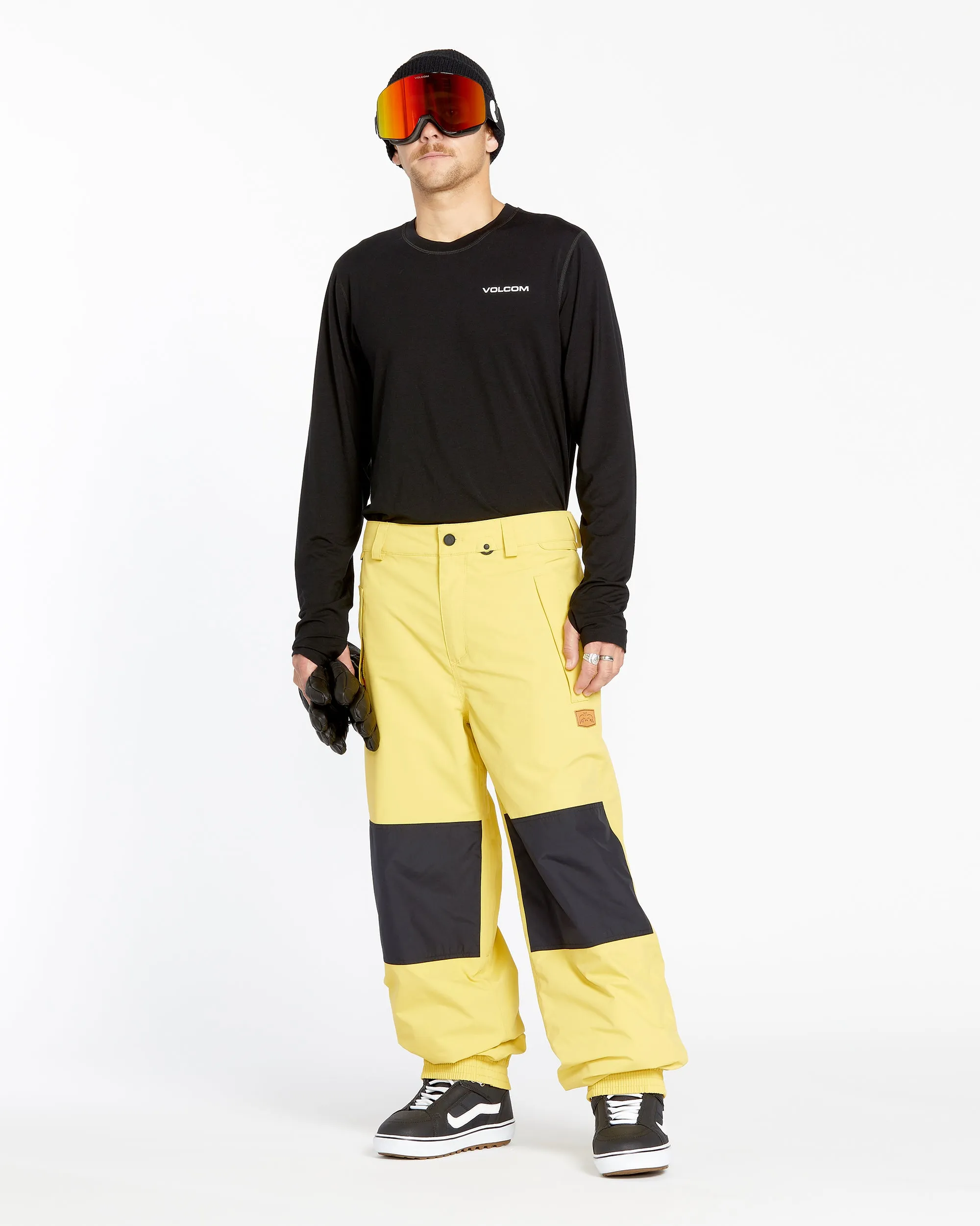 Mens Longo Gore-Tex Pants - Dark Yellow sold by Volcom product image thumbnail 3
