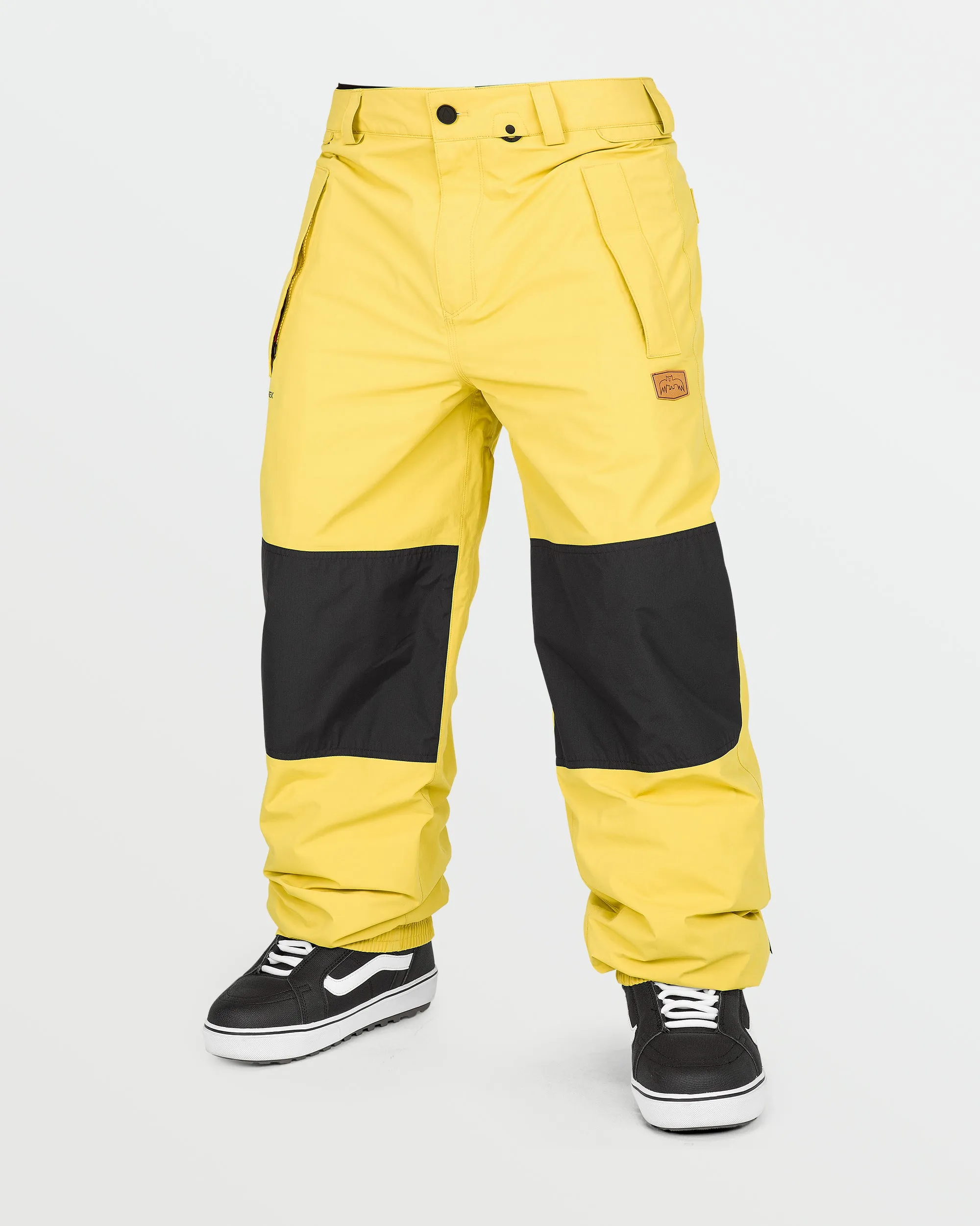 Mens Longo Gore-Tex Pants - Dark Yellow sold by Volcom