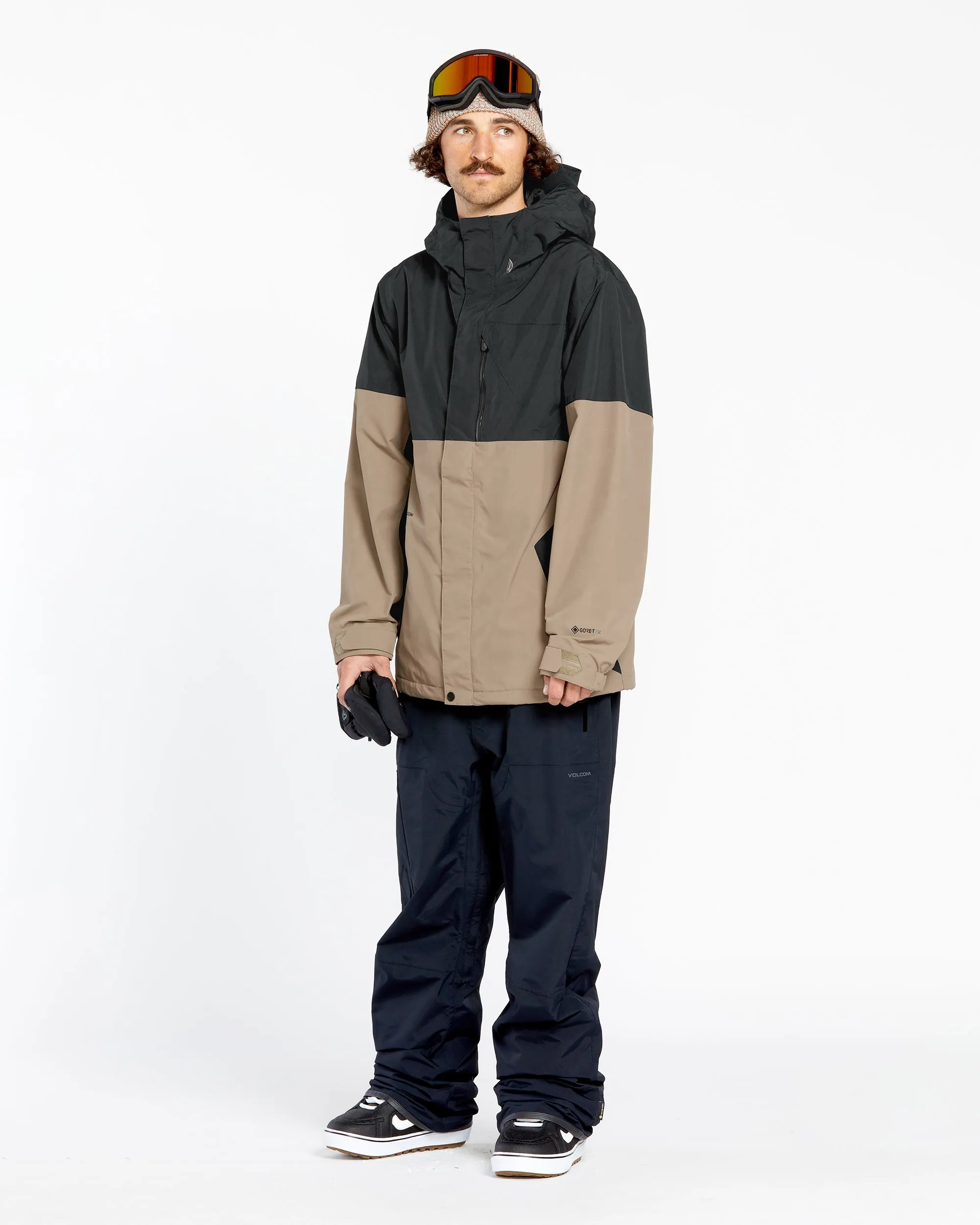 Mens L Insulated Gore-Tex Jacket - Chestnut Brown sold by Volcom product image thumbnail 3