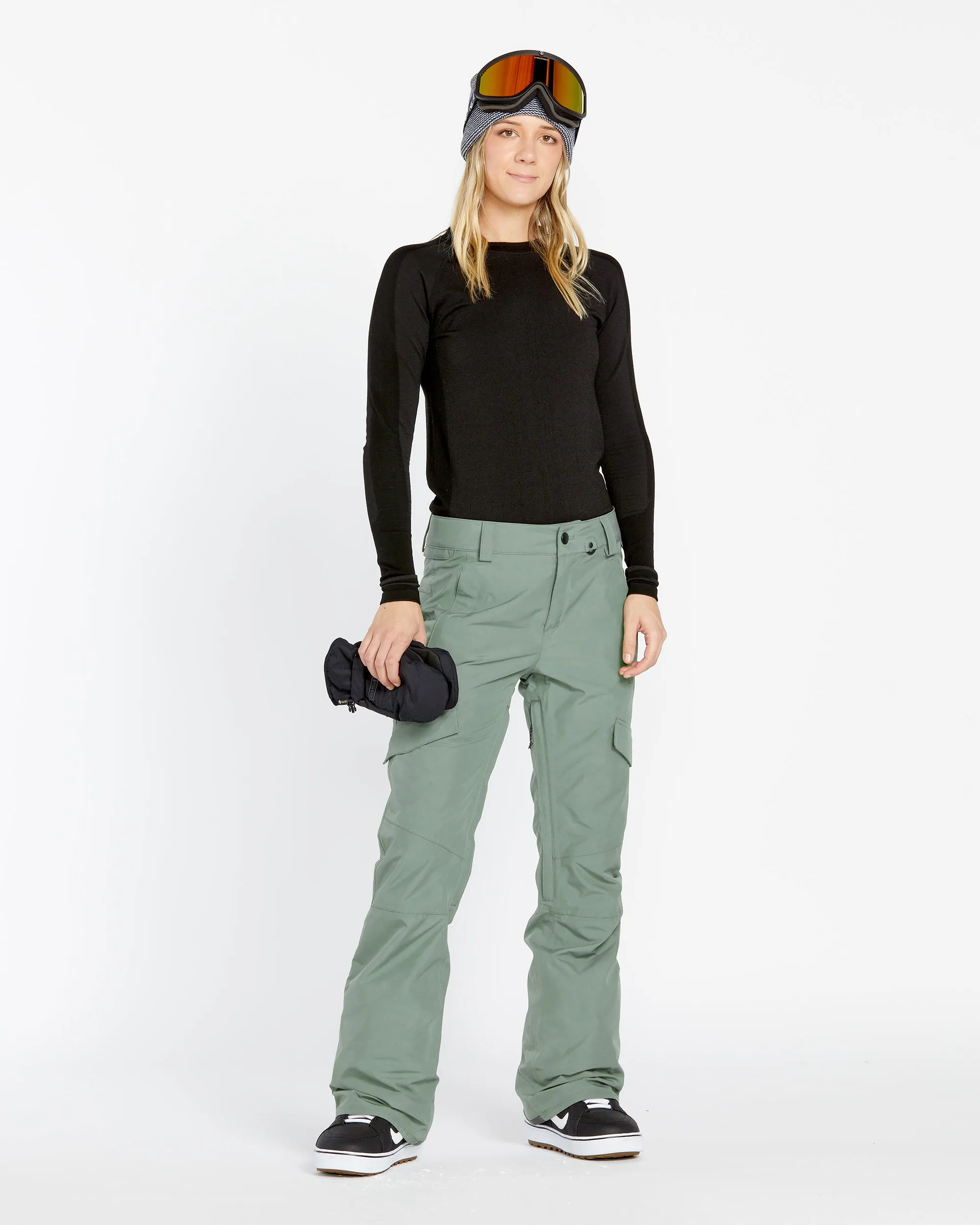 Womens Aston Gore-Tex Pants - Lichen Green sold by Volcom product image thumbnail 3