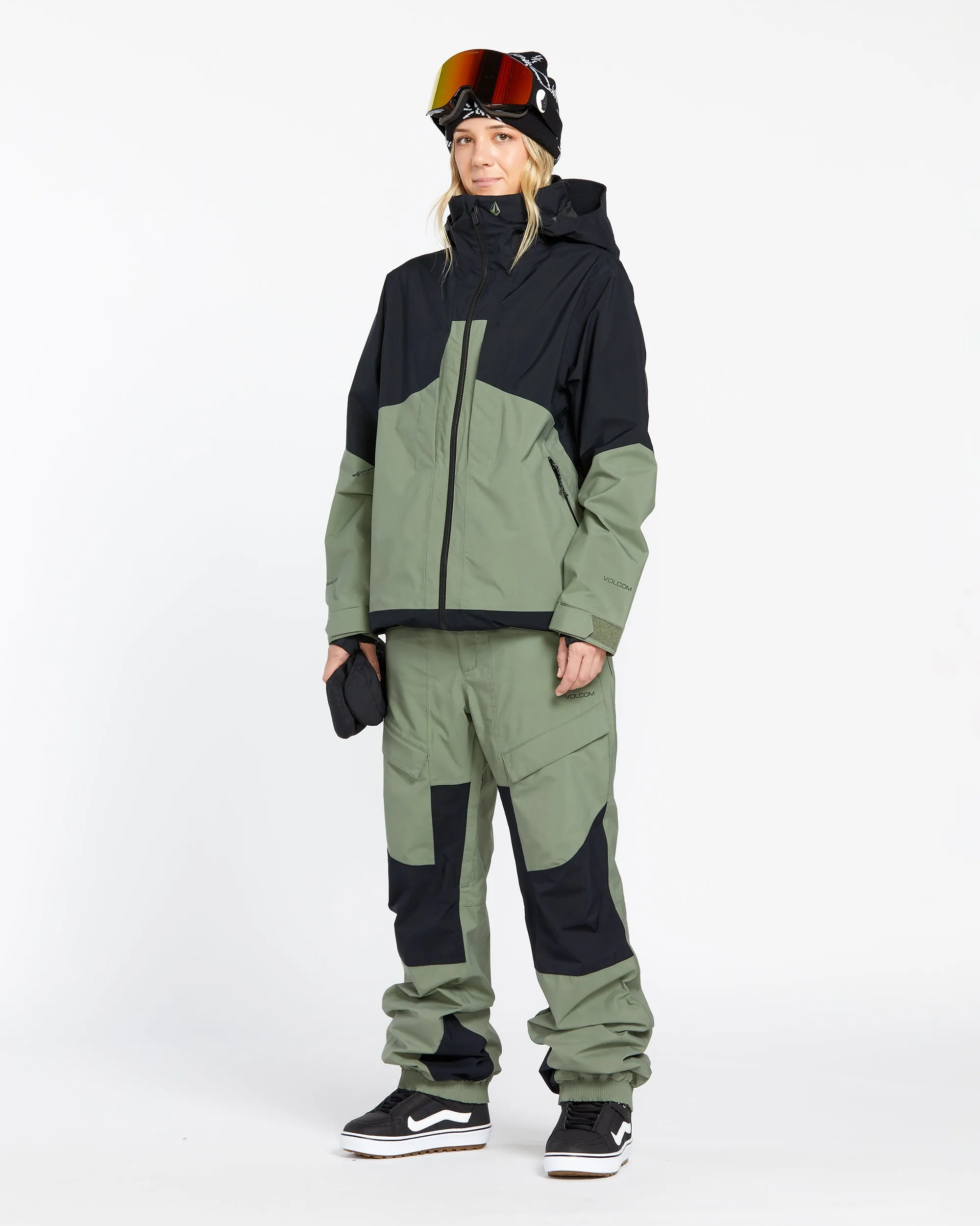 Womens At Stretch Gore-Tex Jacket - Lichen Green sold by Volcom product image thumbnail 4