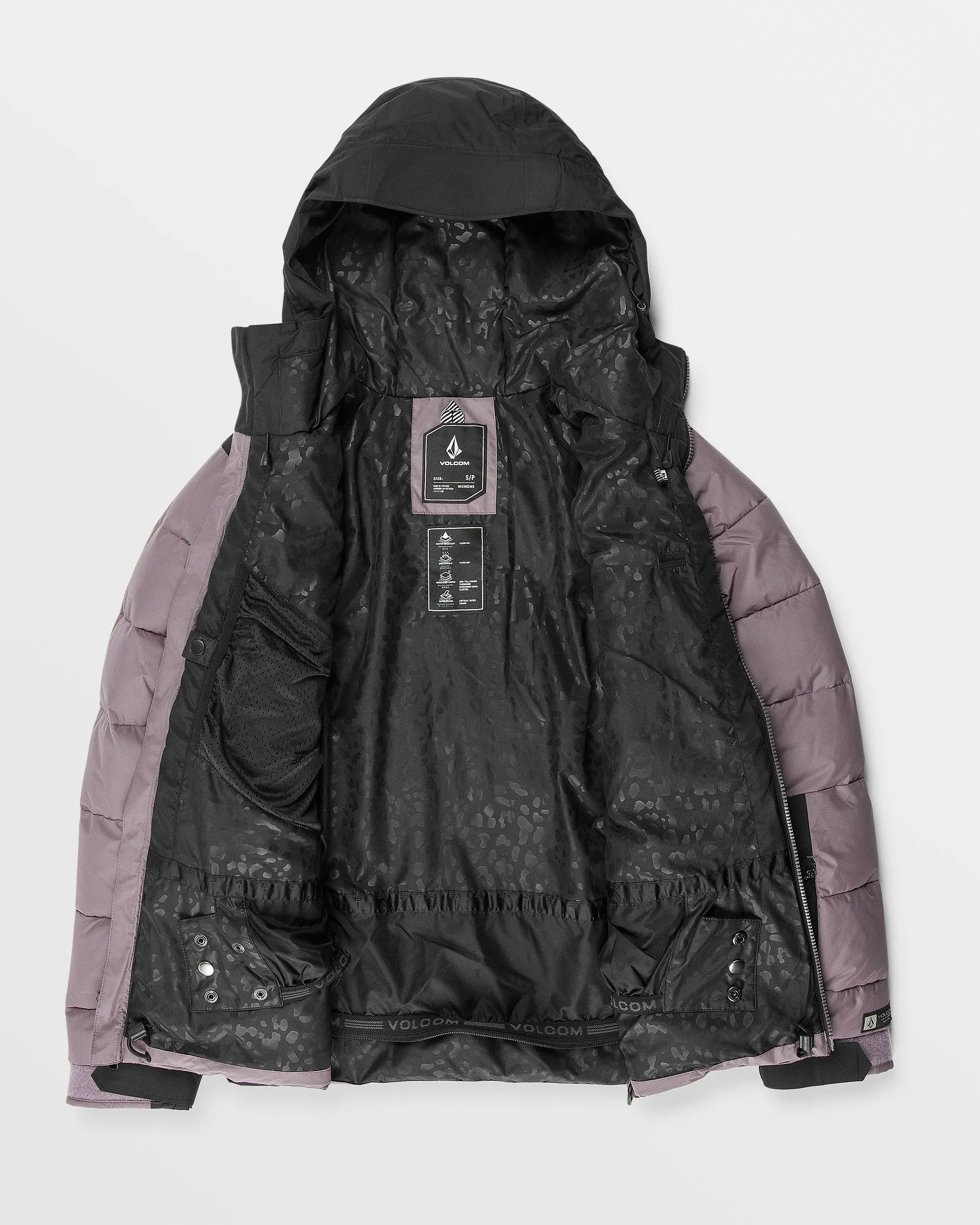 Womens Puffleup Jacket - Dusty Lavender sold by Volcom product image thumbnail 3