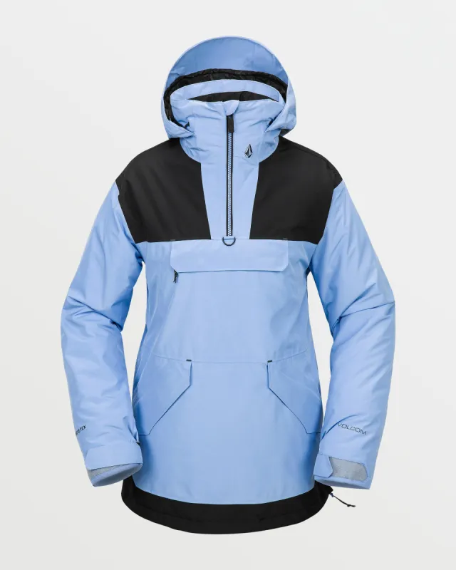 Womens Fern Insulated Gore Pullover - Crystal Blue made by Volcom