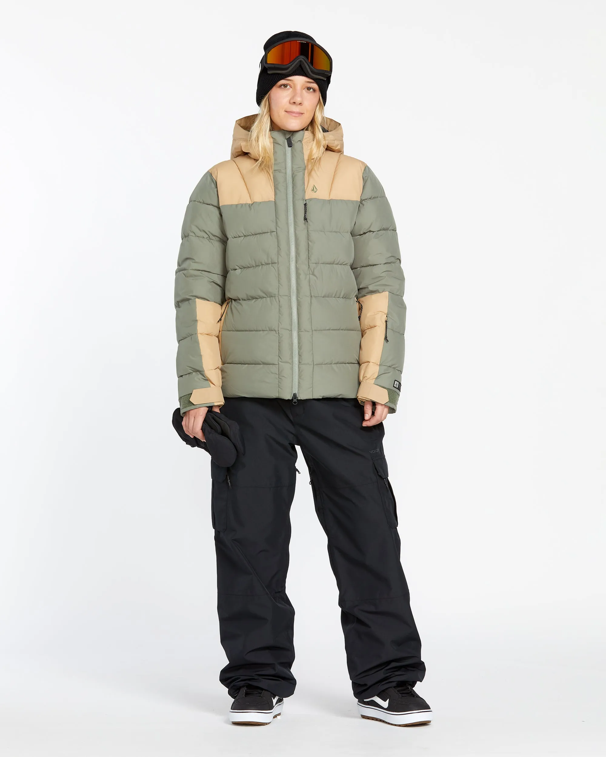 Womens Puffleup Jacket - Lichen Green sold by Volcom product image thumbnail 4