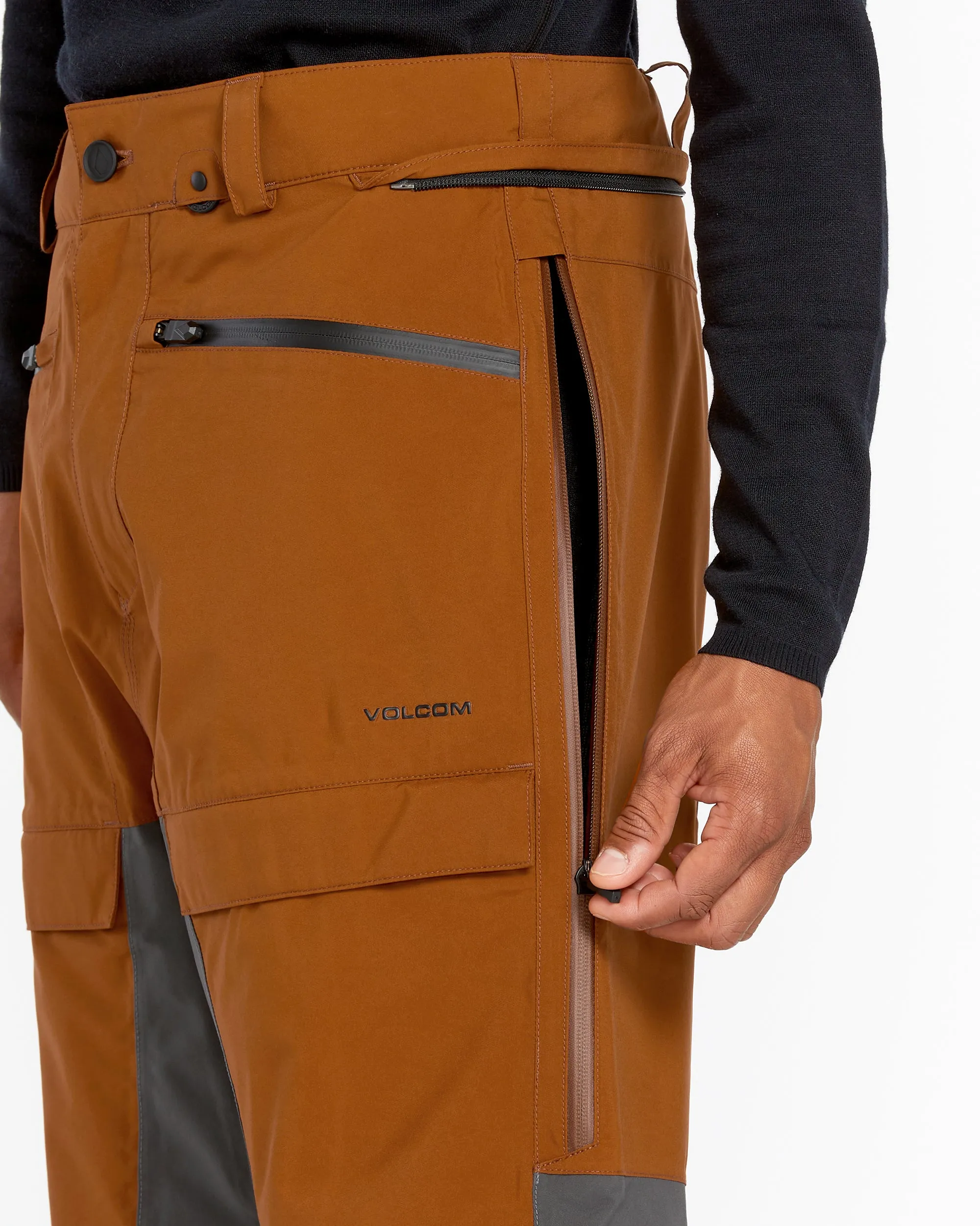 Mens Rnge Stretch Gore-Tex Pants - Caramel sold by Volcom product image thumbnail 5