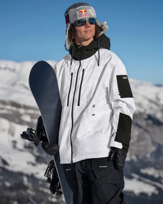 Mens V.Co Wfo Jacket - White Camo made by Volcom