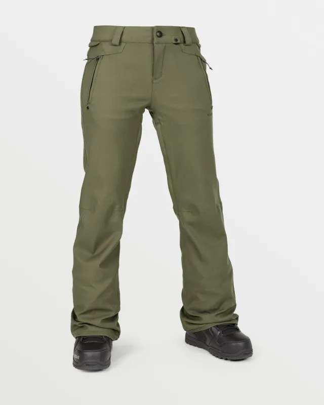 Womens Genus Stretch Pants - Ivy sold by Volcom