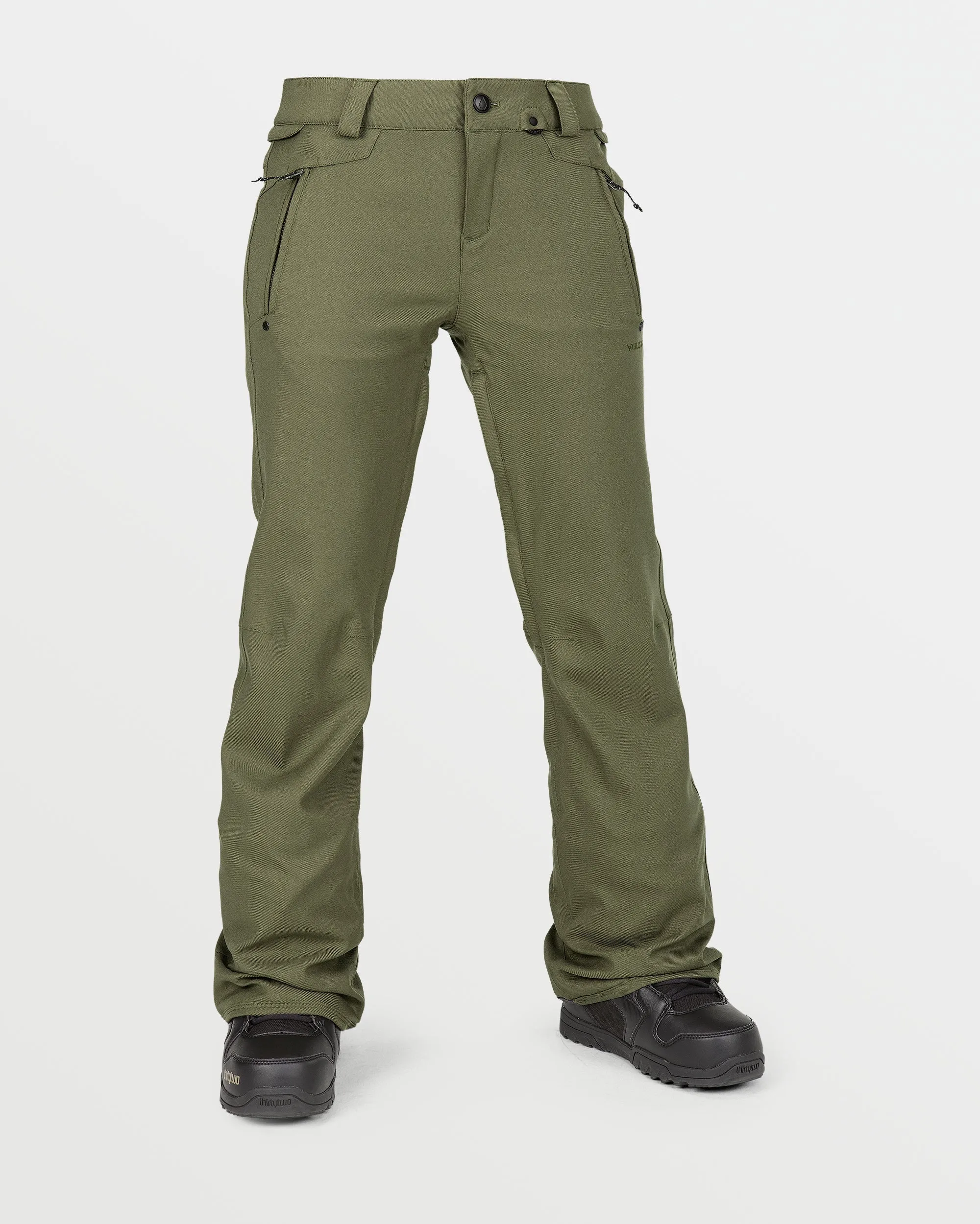 Womens Genus Stretch Pants - Ivy sold by Volcom