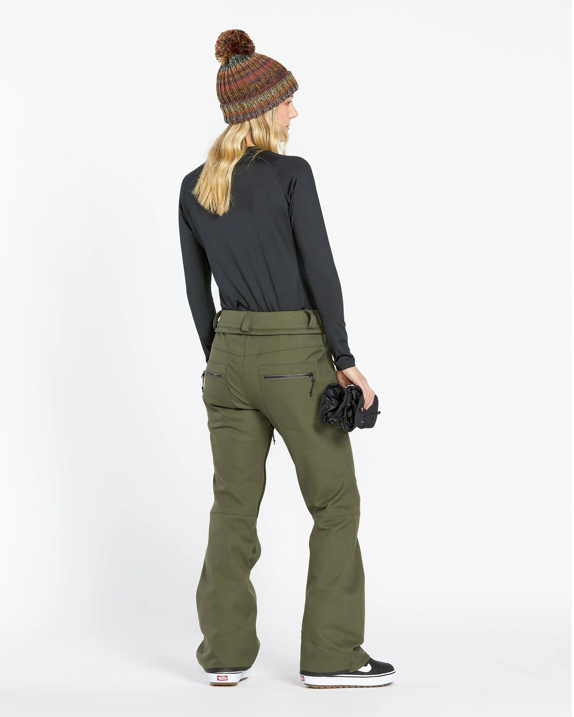Womens Genus Stretch Pants - Ivy sold by Volcom product image thumbnail 4