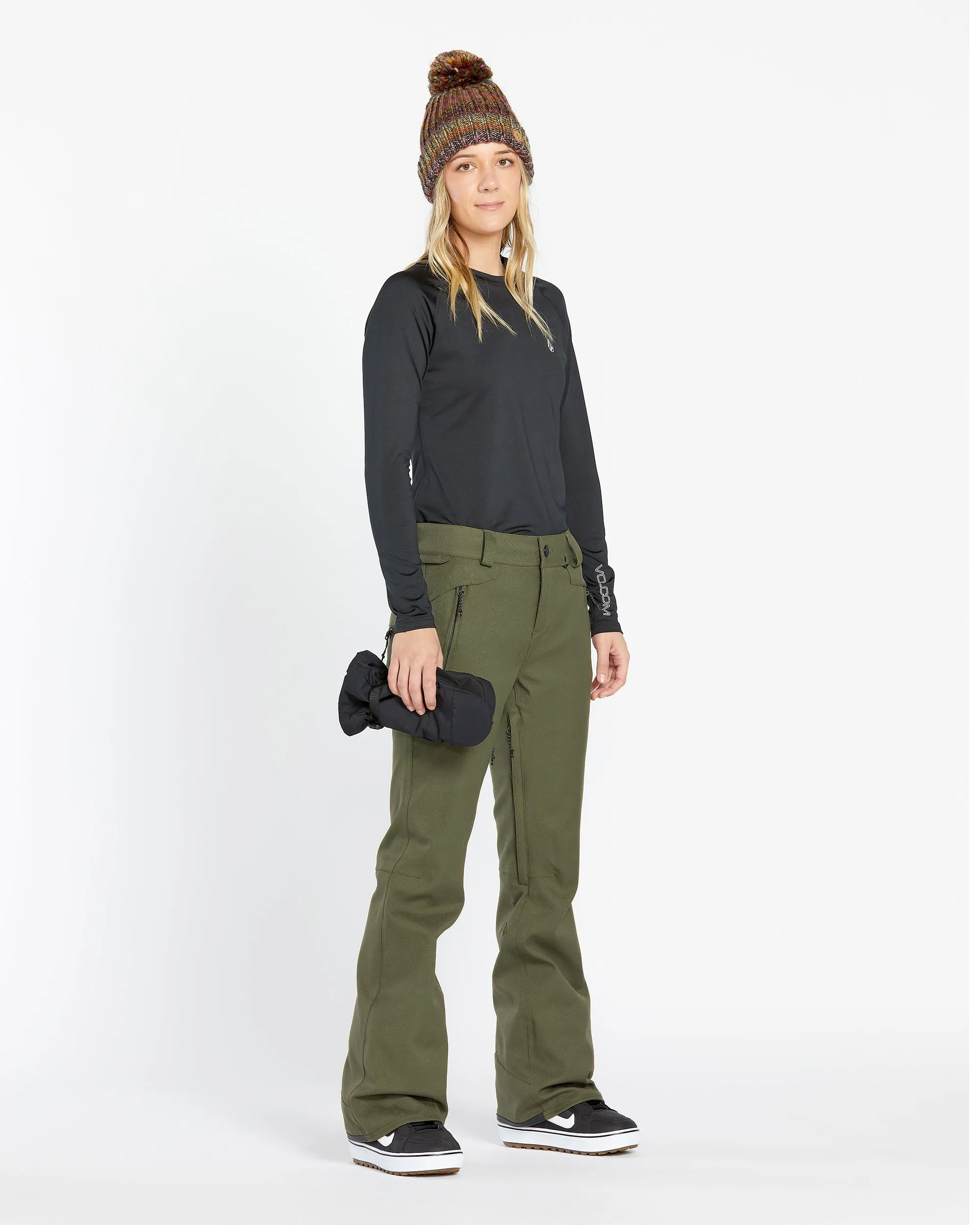 Womens Genus Stretch Pants - Ivy sold by Volcom product image thumbnail 3
