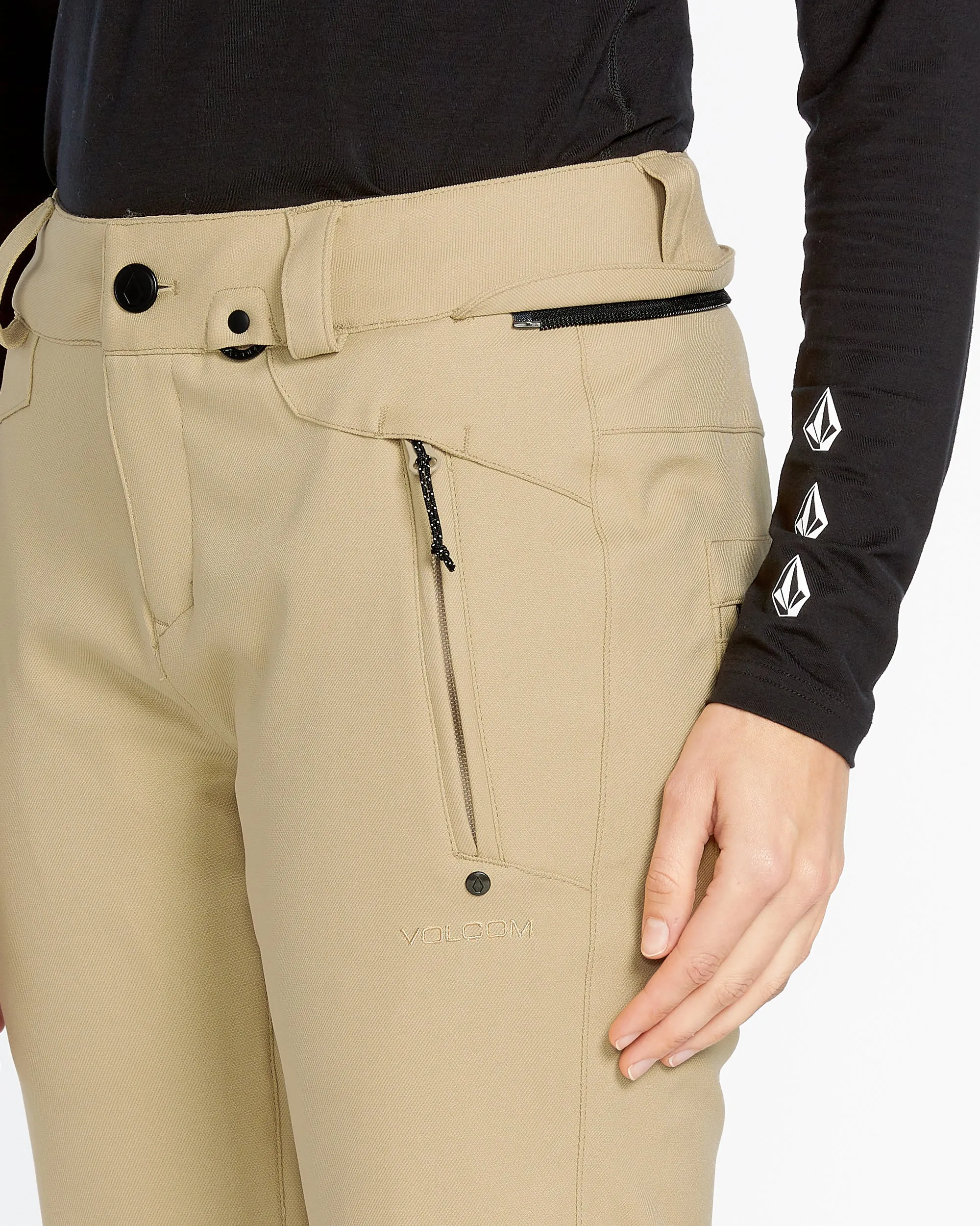 Womens Genus Stretch Pants - Sand sold by Volcom product image thumbnail 5