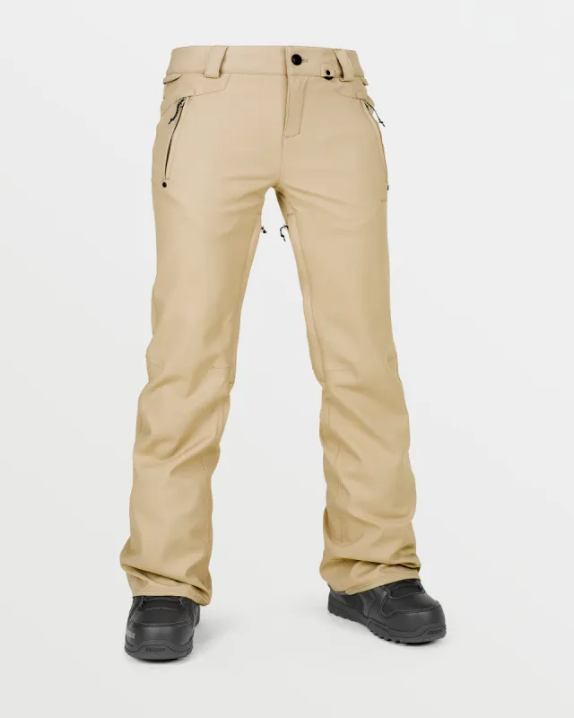 Womens Genus Stretch Pants - Sand sold by Volcom