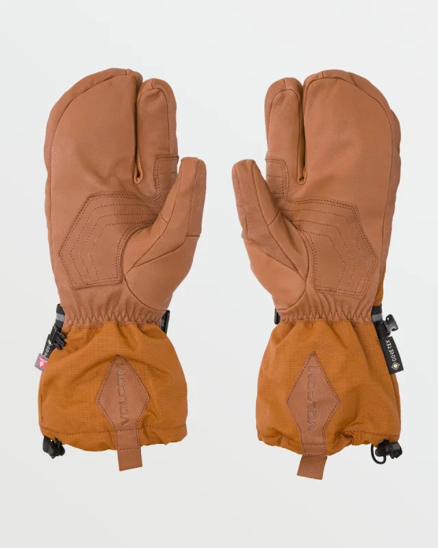 Mens Gaaas Gore-Tex Trigger Mitt - Caramel sold by Volcom