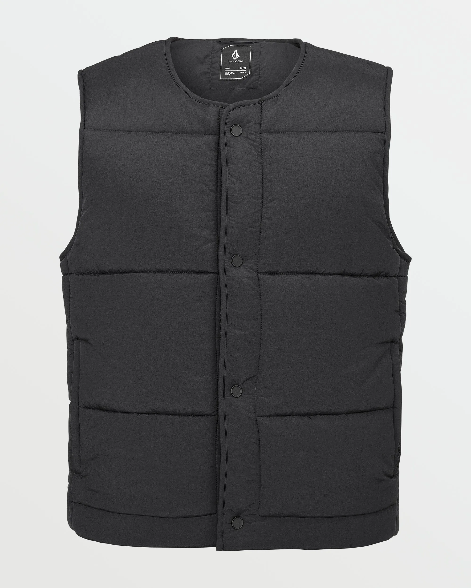 Mens Layered Up Vest - Black sold by Volcom