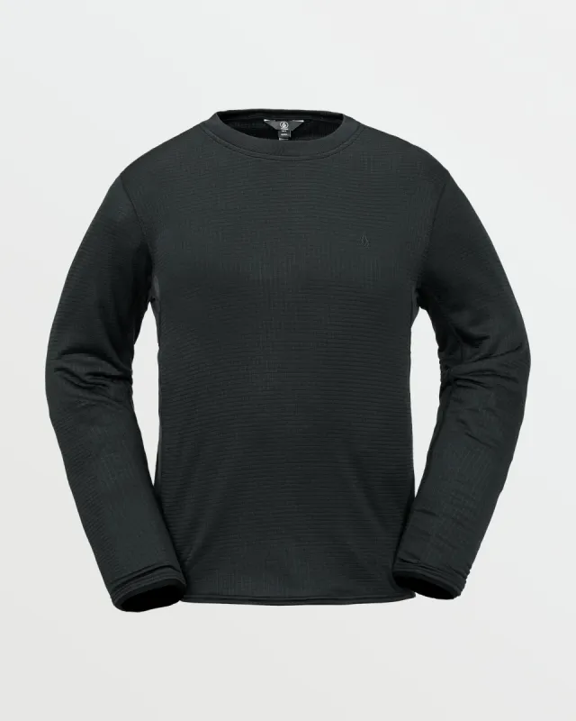 Mens Gridlock Crew Fleece - Black sold by Volcom