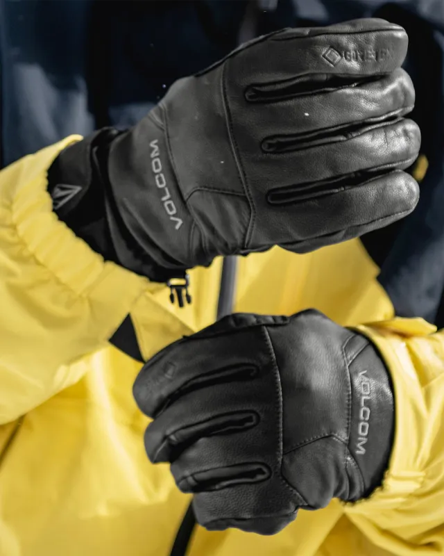 Mens Gaaas Gore-Tex Glove - Black sold by Volcom
