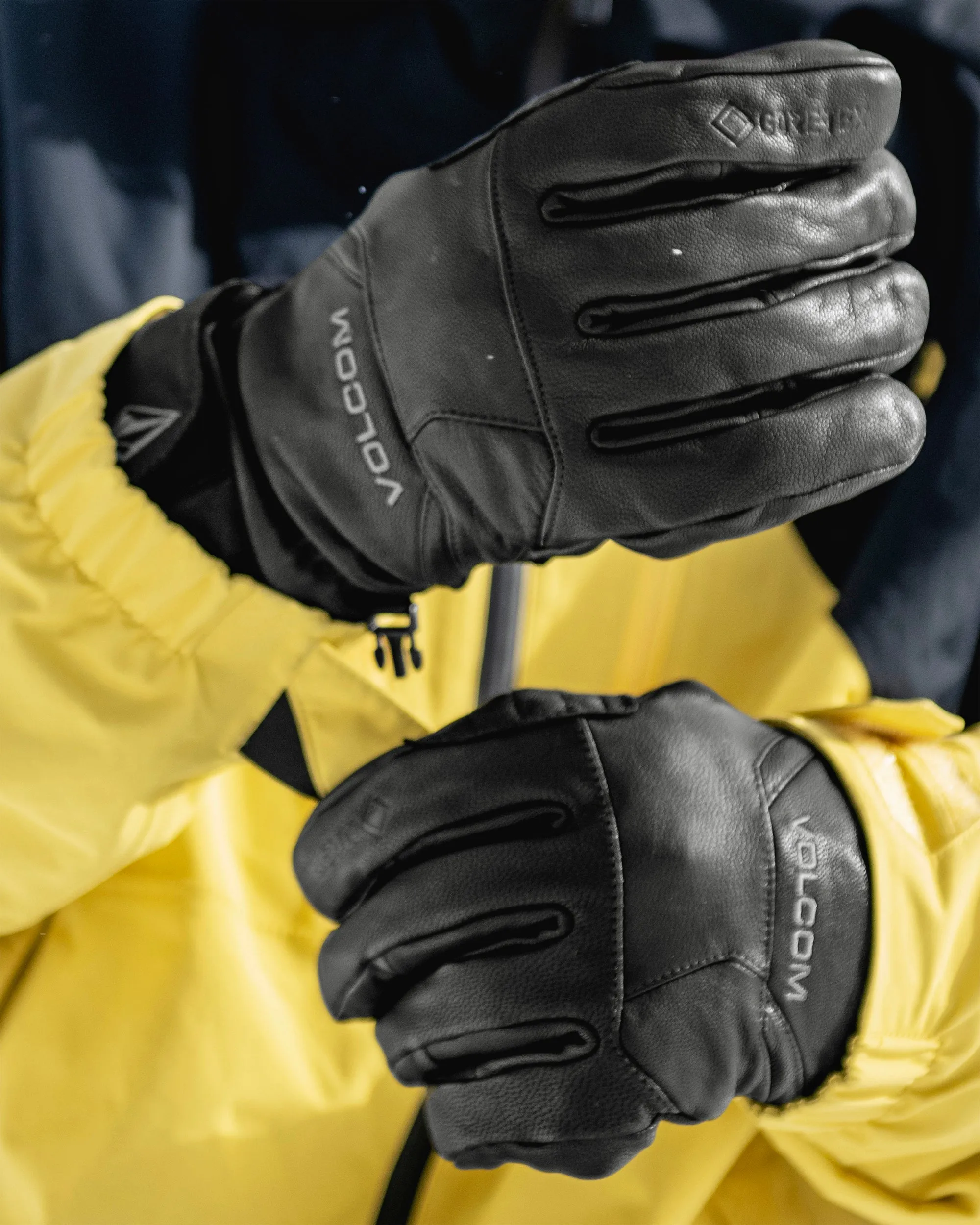 Mens Gaaas Gore-Tex Glove - Black sold by Volcom
