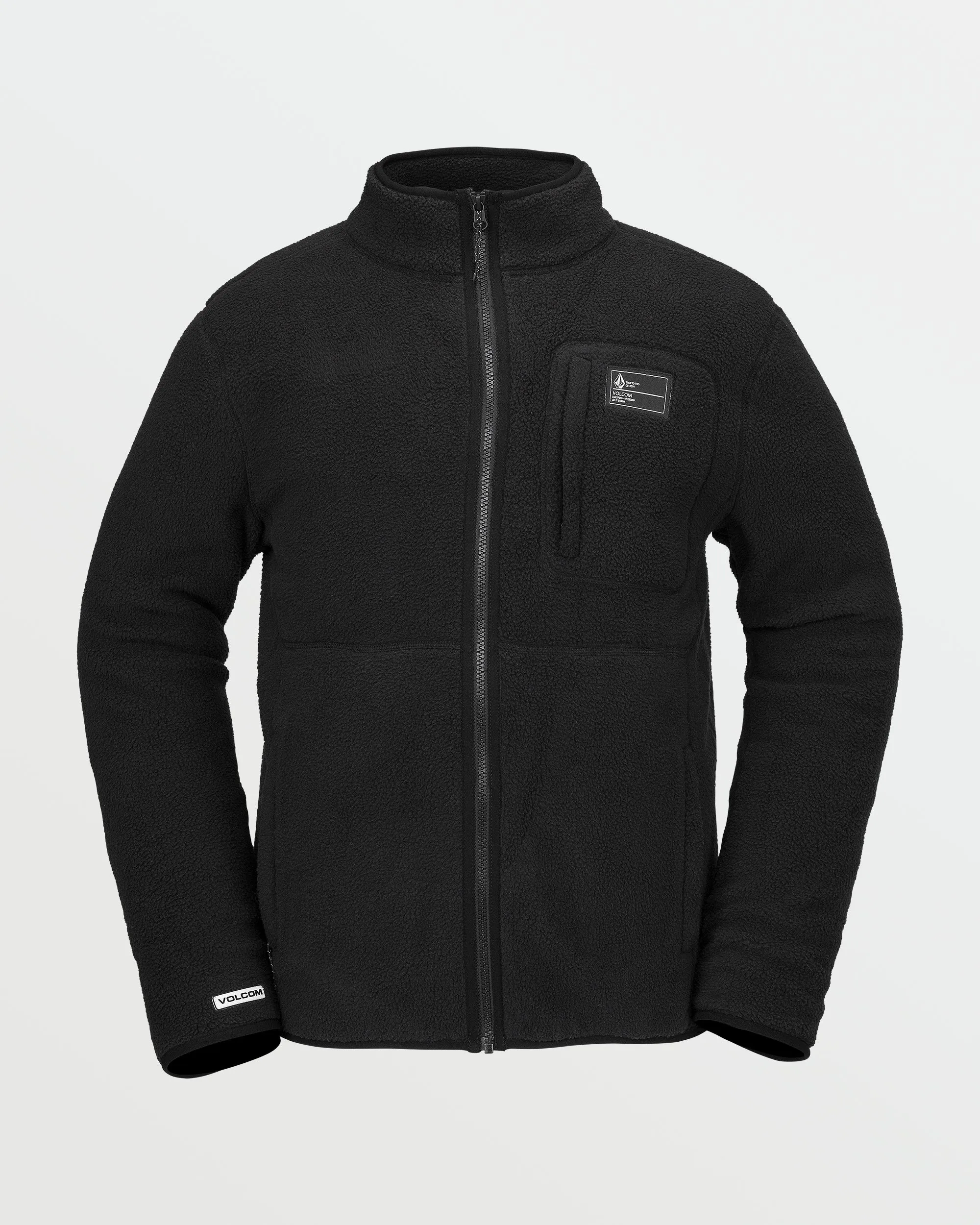 Mens Fleecer Full Zip Fleece - Black sold by Volcom product image thumbnail 3