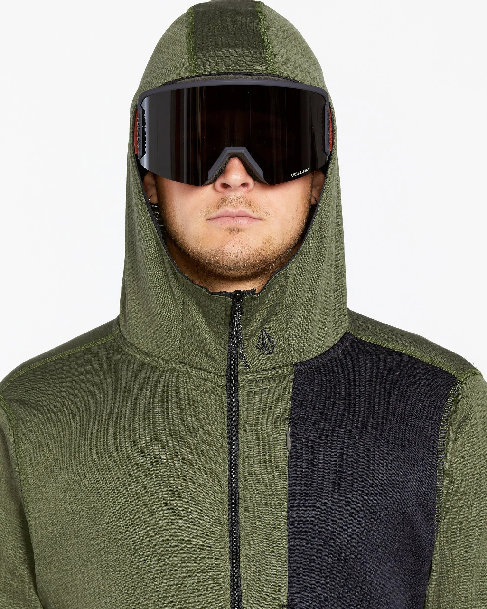 Mens Gridlock Full Zip Fleece - Ivy sold by Volcom product image thumbnail 5