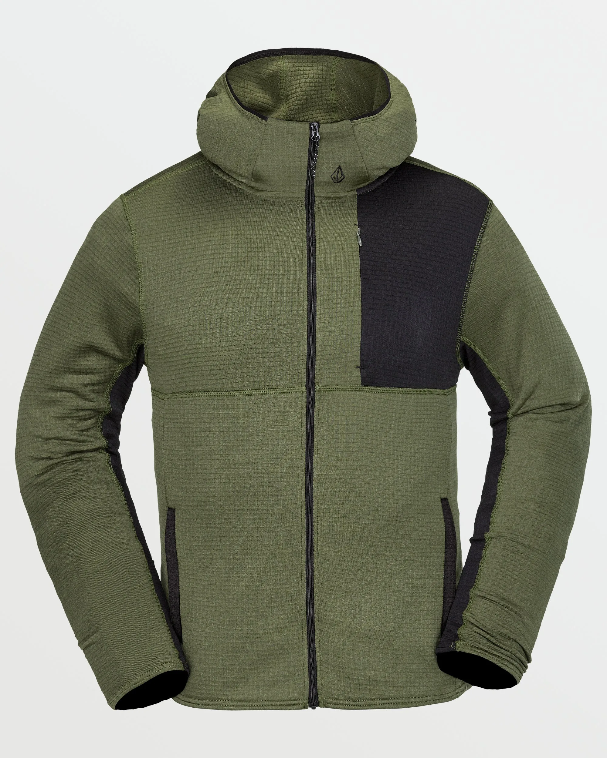 Mens Gridlock Full Zip Fleece - Ivy sold by Volcom