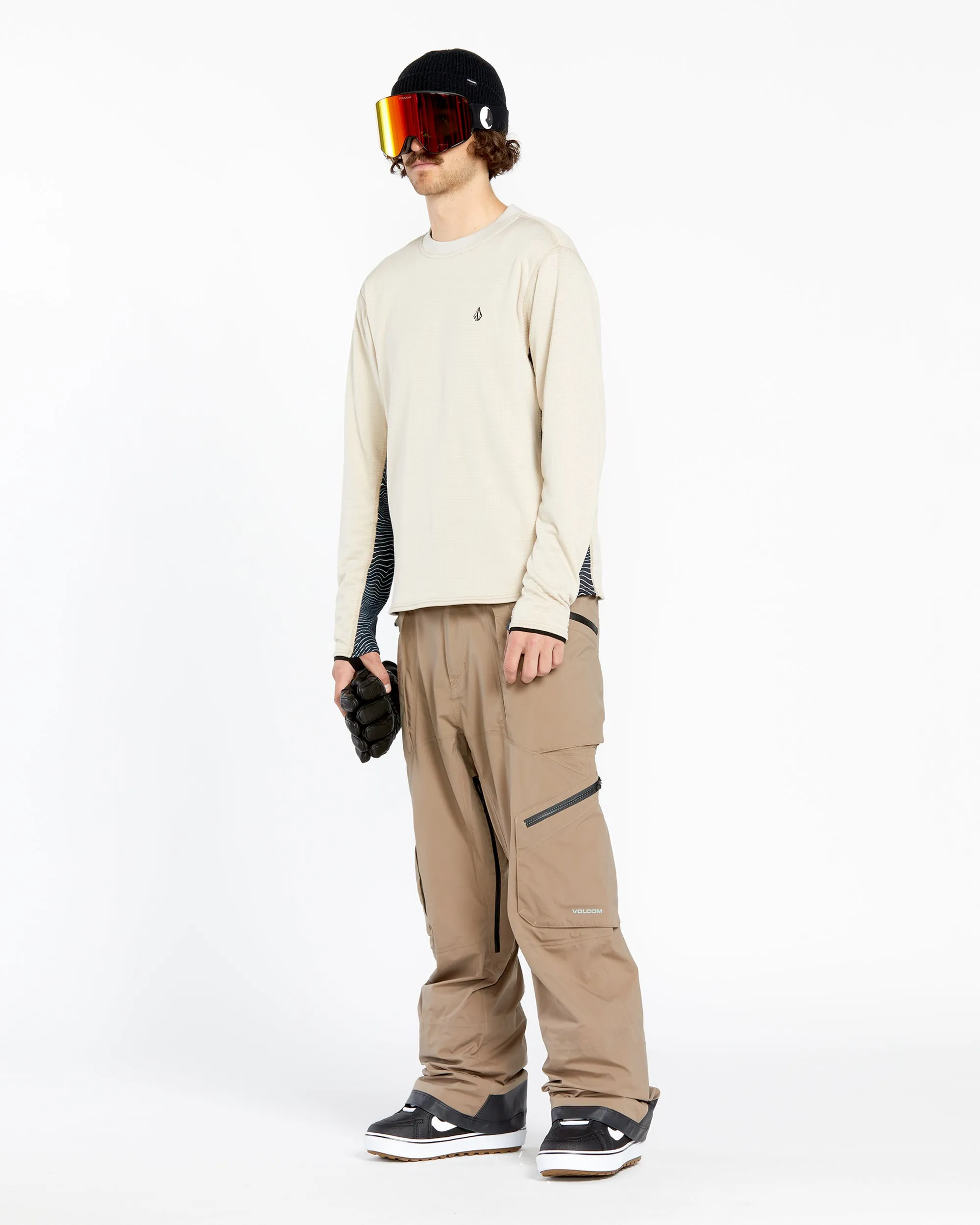 Mens Gridlock Crew Fleece - Stone sold by Volcom product image thumbnail 3