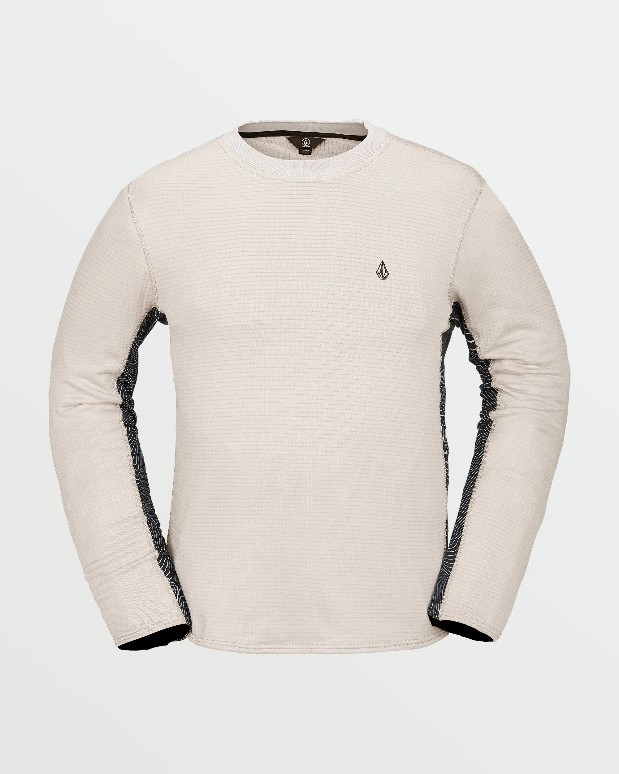 Mens Gridlock Crew Fleece - Stone sold by Volcom