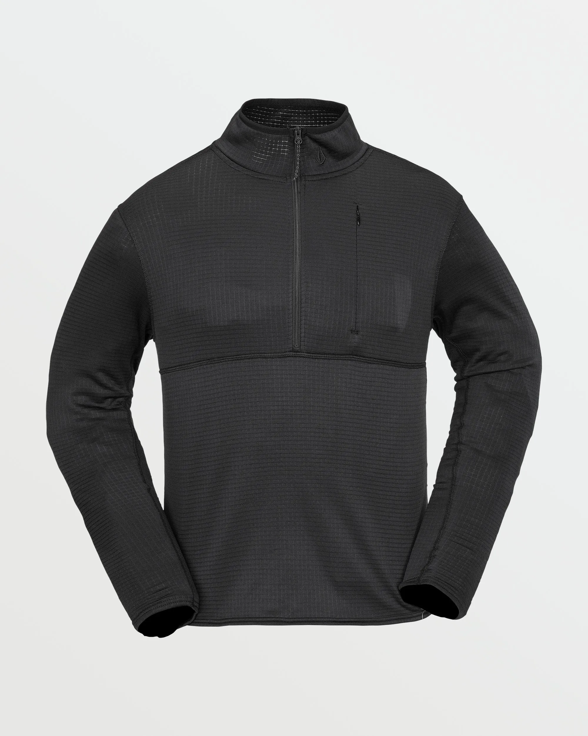 Mens Gridlock Mock Neck Fleece - Black sold by Volcom product image thumbnail 3