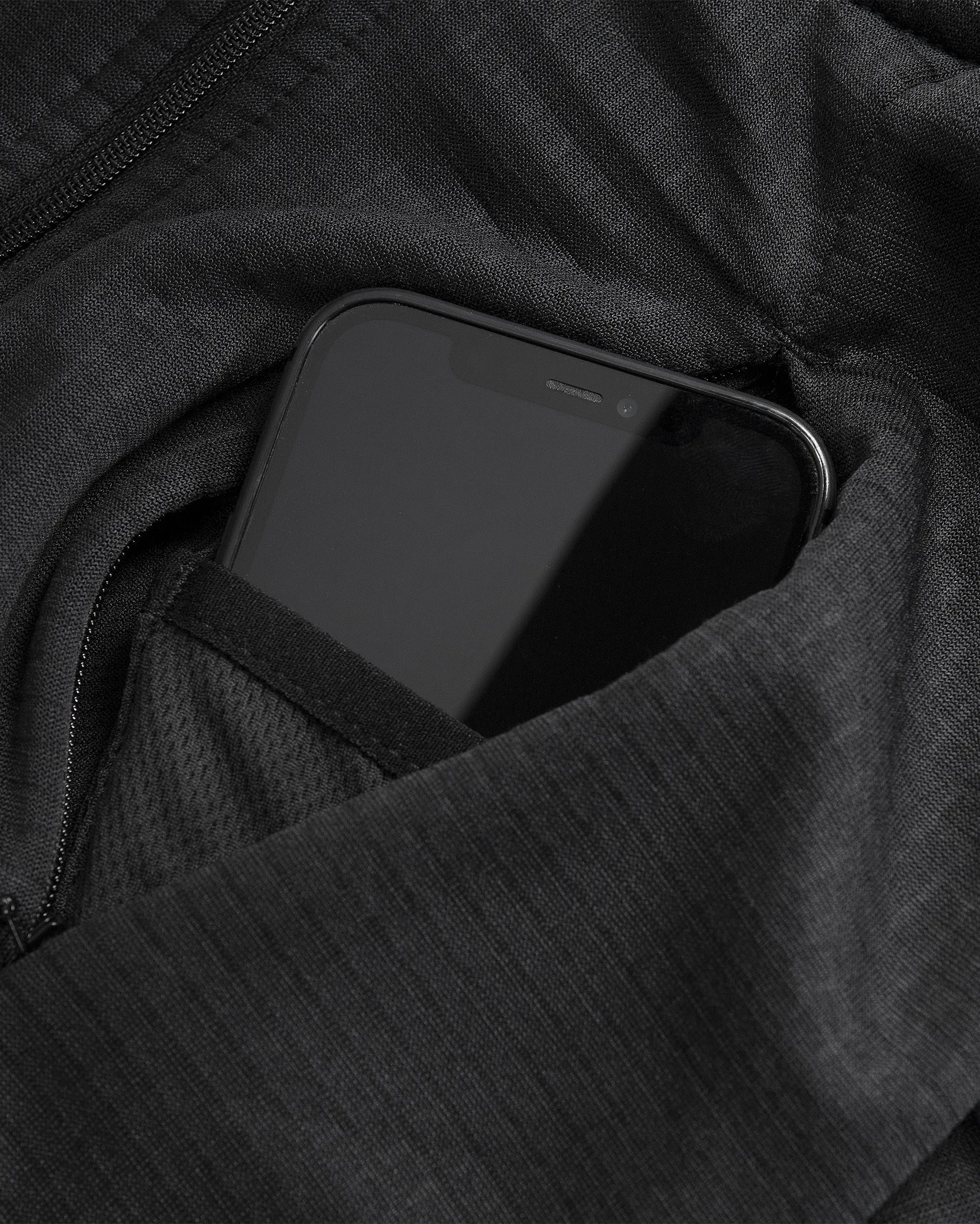 Mens Gridlock Mock Neck Fleece - Black sold by Volcom