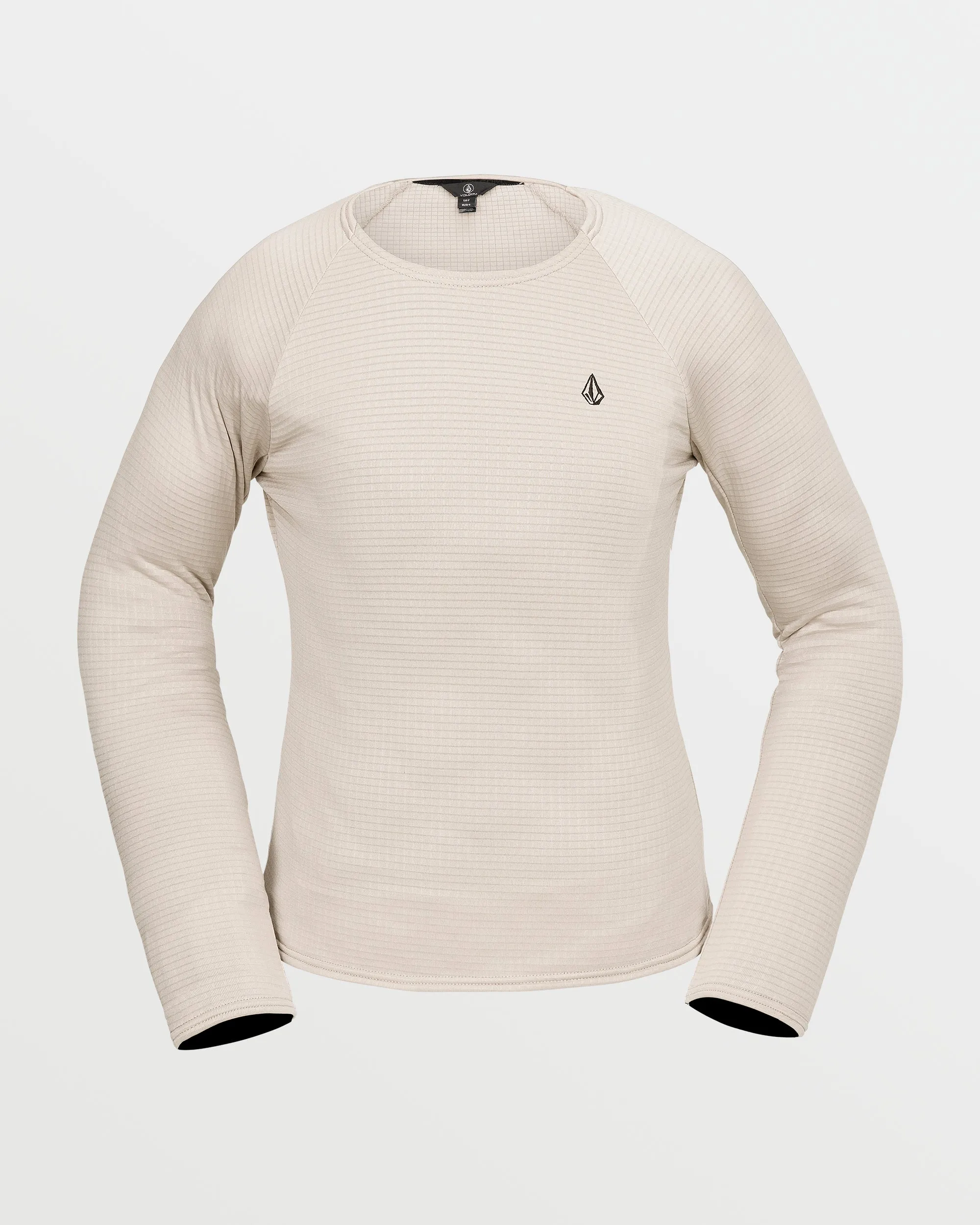 Womens Gridlock Crew Fleece - Stone sold by Volcom