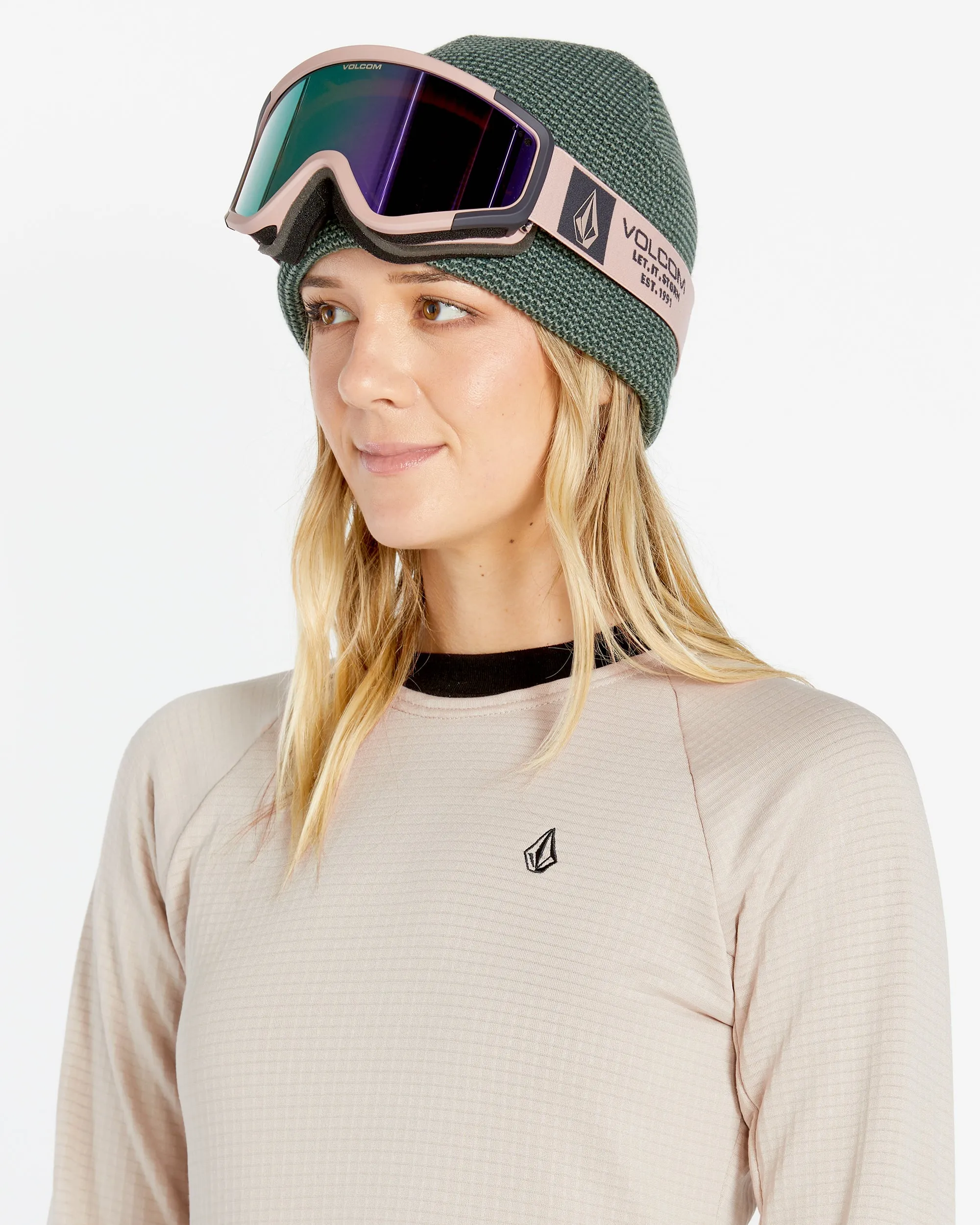 Womens Gridlock Crew Fleece - Stone sold by Volcom product image thumbnail 5