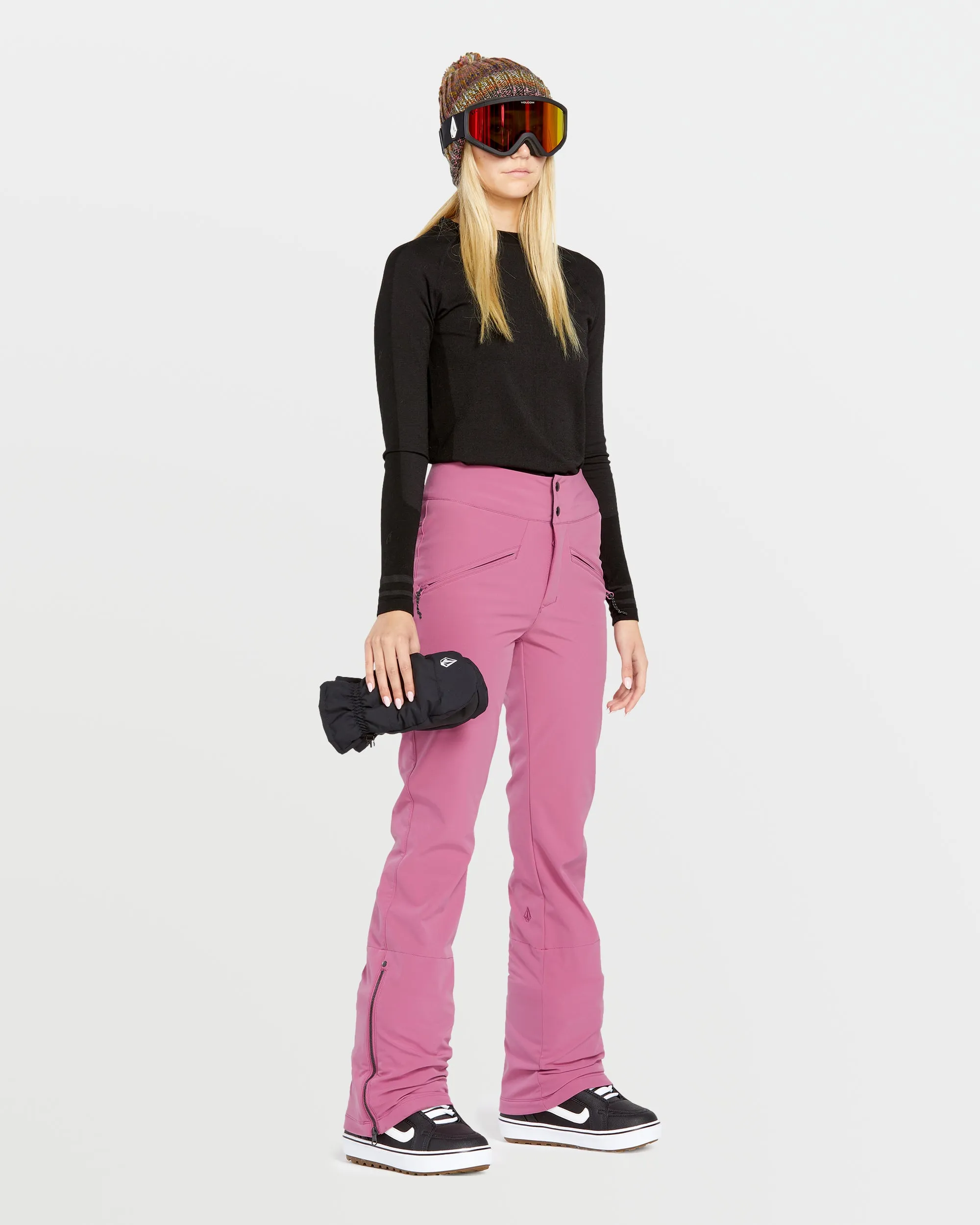 Womens Battle Stretch Pants - Blurred Violet sold by Volcom product image thumbnail 3