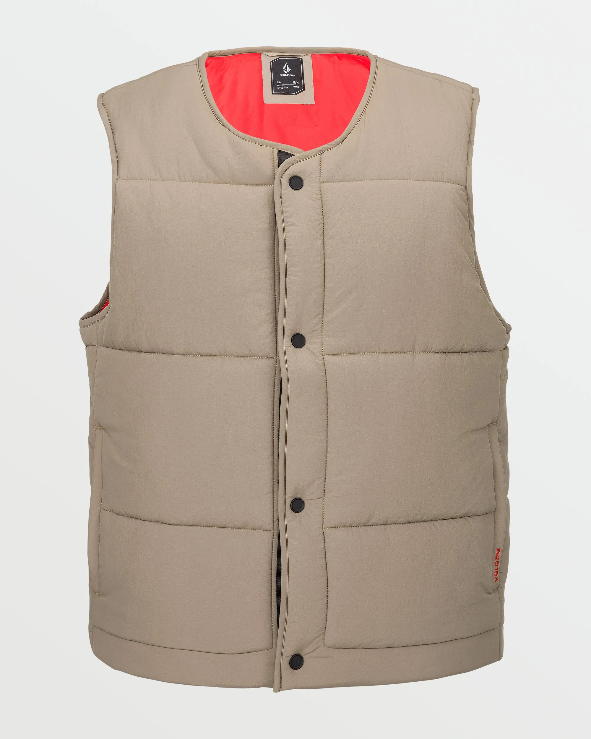 Mens Layered Up Vest - Chestnut Brown sold by Volcom