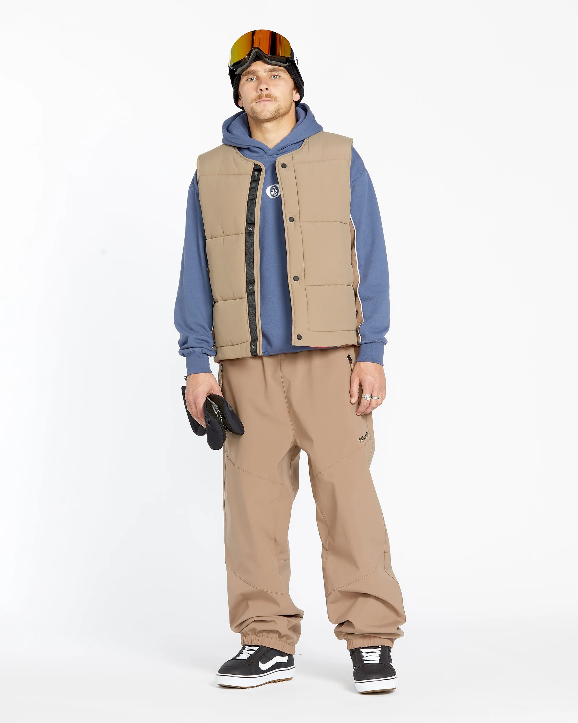 Mens Layered Up Vest - Chestnut Brown sold by Volcom product image thumbnail 4
